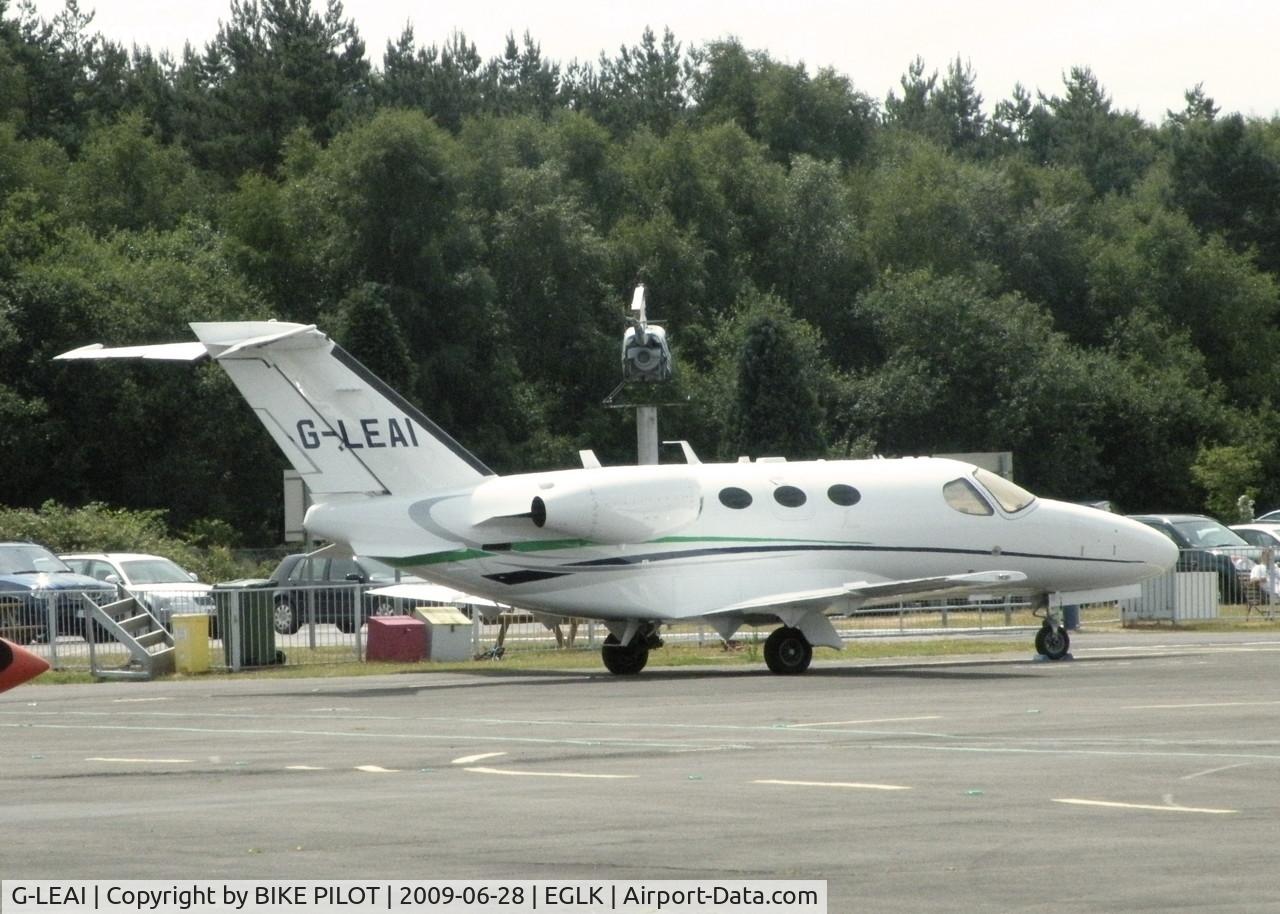 G-LEAI, 2007 Cessna 510 Citation Mustang Citation Mustang C/N 510-0052, PARKED IN SLOT ONE