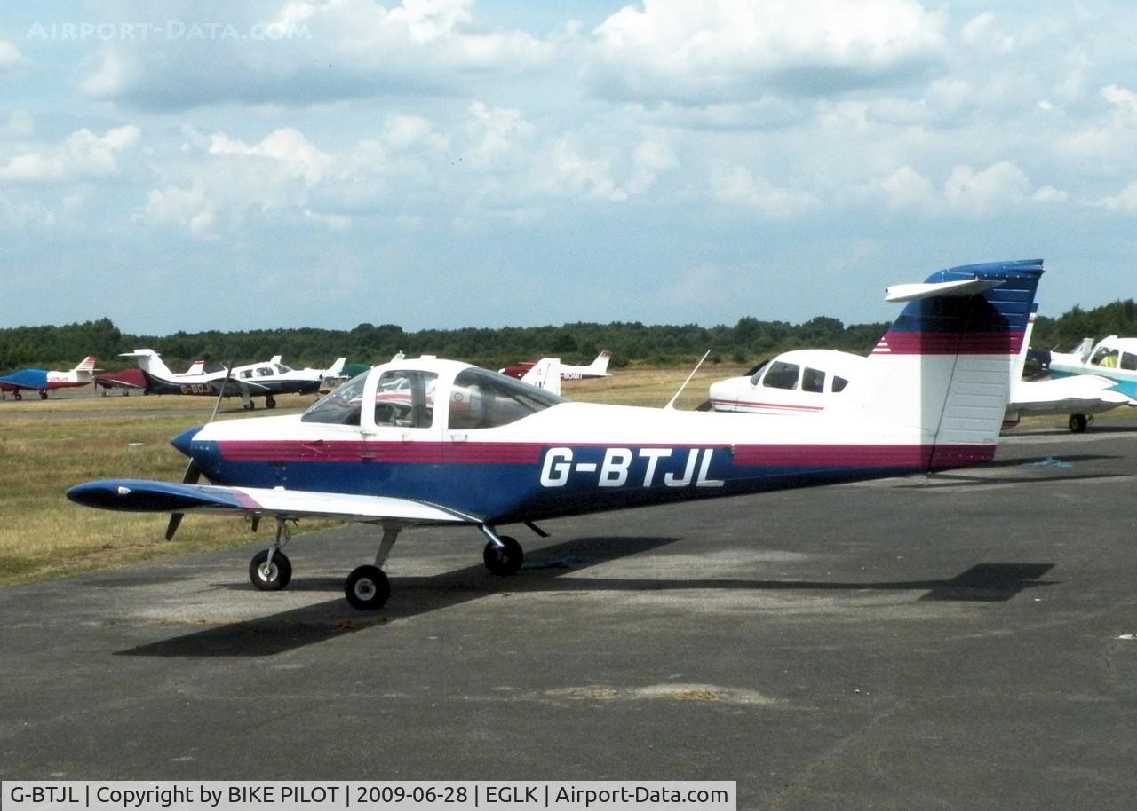 G-BTJL, 1979 Piper PA-38-112 Tomahawk Tomahawk C/N 38-79A0863, PARKED ON THE REDAIR APRON