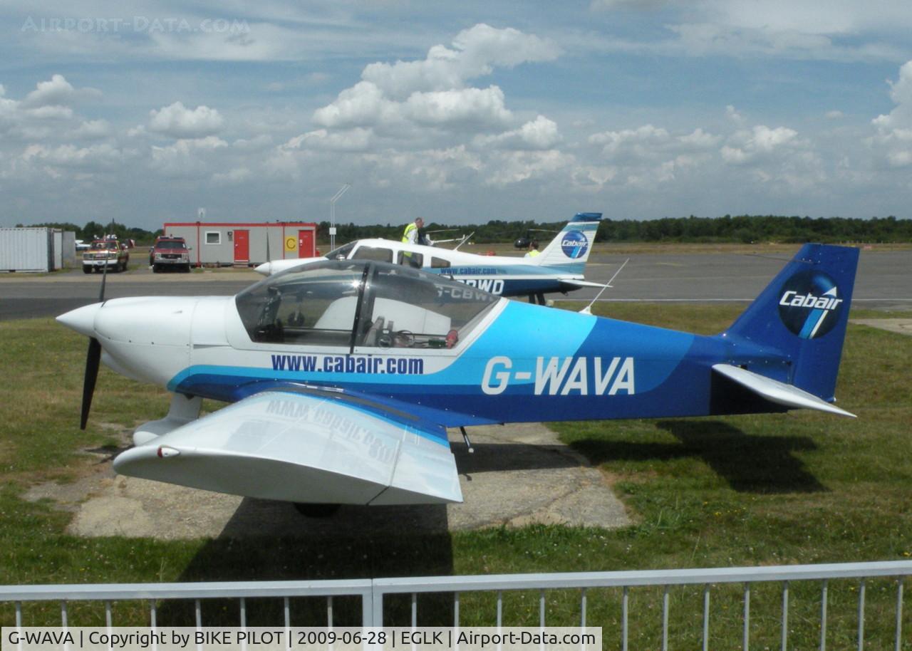 G-WAVA, 2000 Robin HR-200-120B C/N 352, EX-WELLESBOURNE AVIATION NOW CARRYING CABAIR TITLES