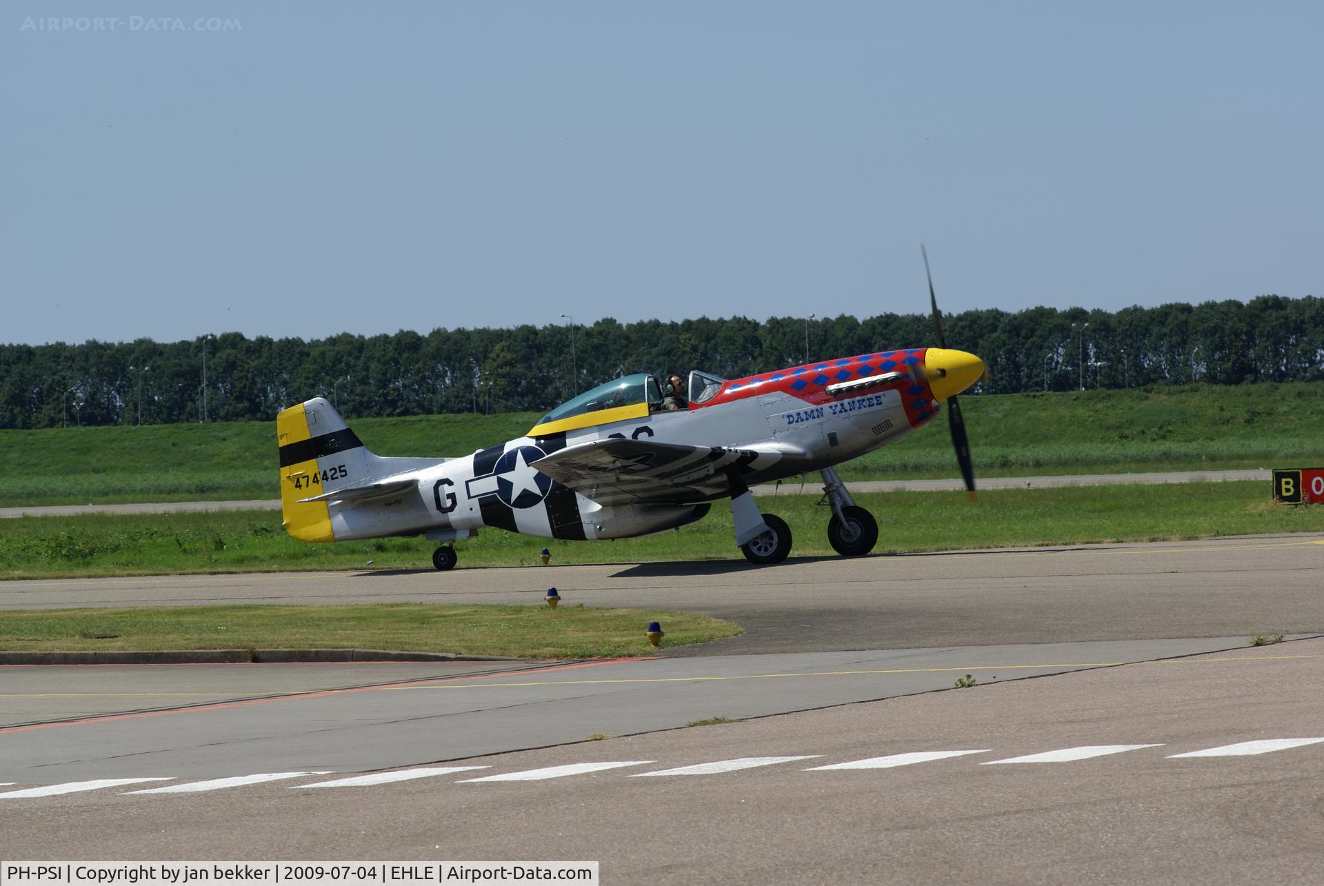 PH-PSI, 1945 North American P-51D Mustang C/N 122-40965, Lelystad