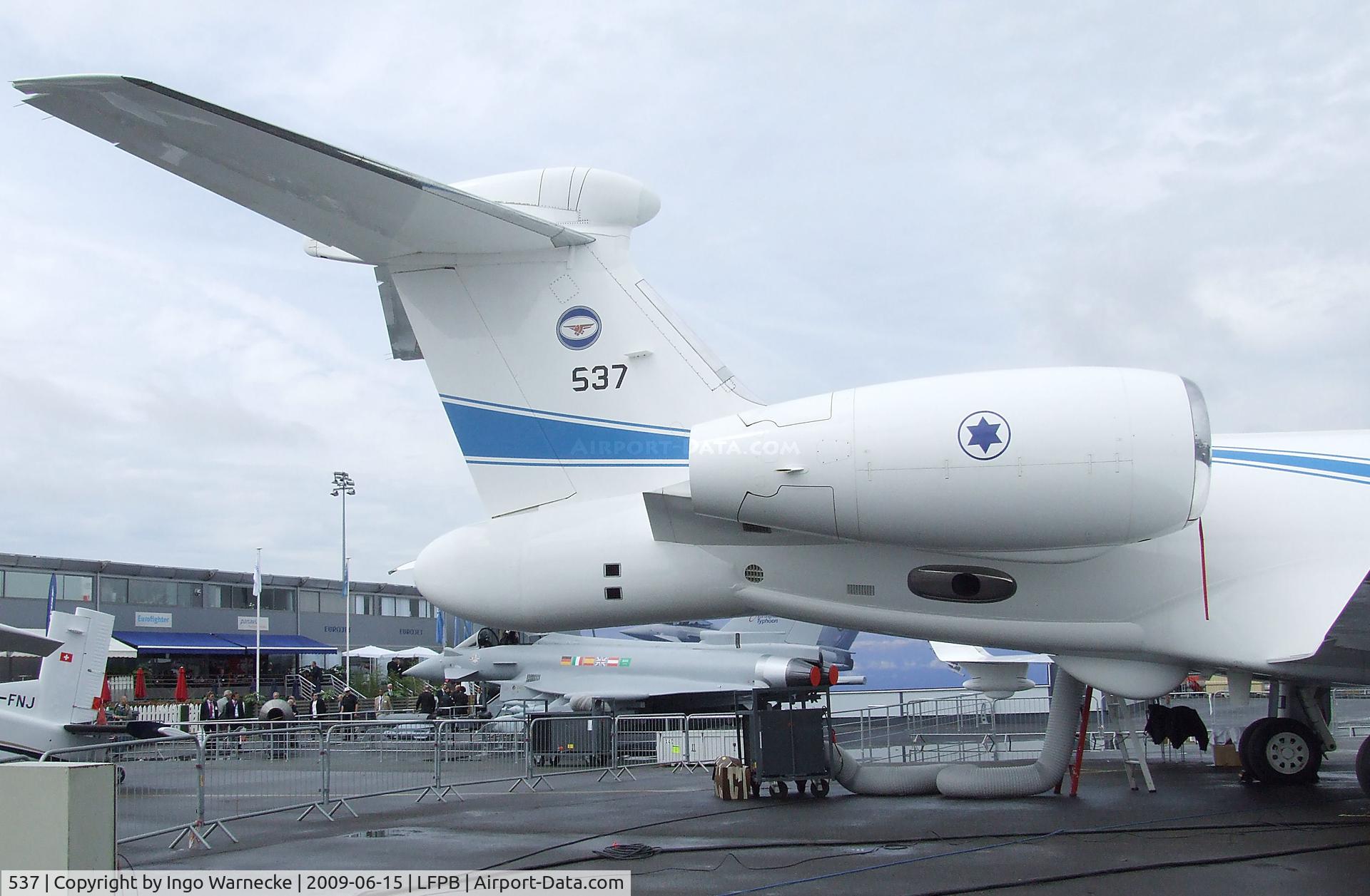 537, 2004 Gulfstream Aerospace GV SP (G550) C/N 5037, Gulfstream G550 Nachshon Aitam of the Israel Air Force at the Aerosalon 2009, Paris