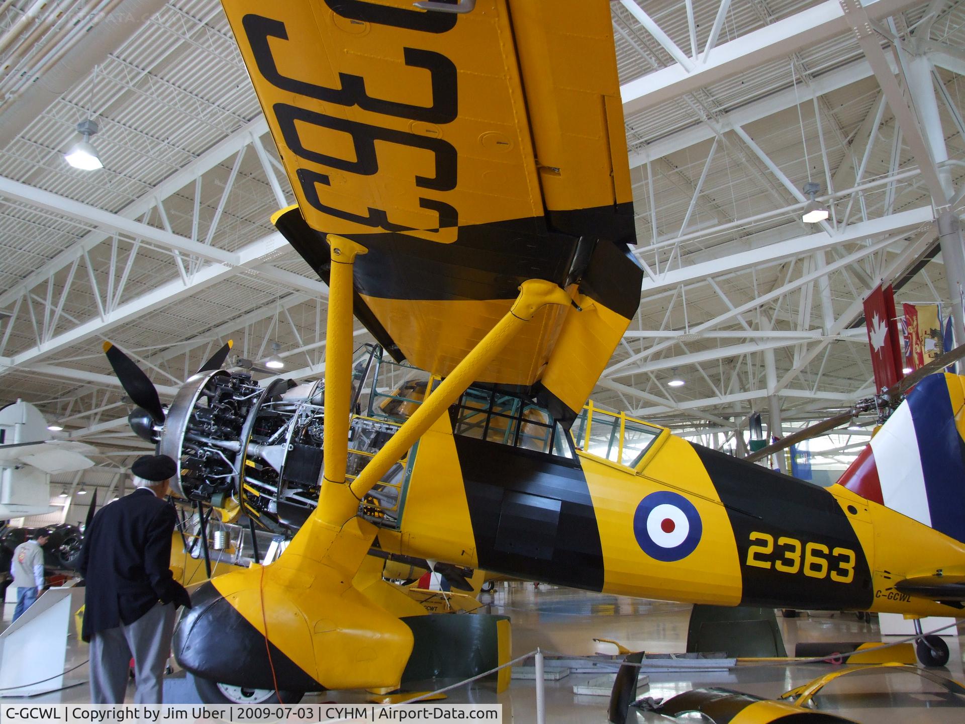 C-GCWL, 1942 Westland Lysander IIIA C/N 1202, Note the massive wheel pants, wrapped around the 19