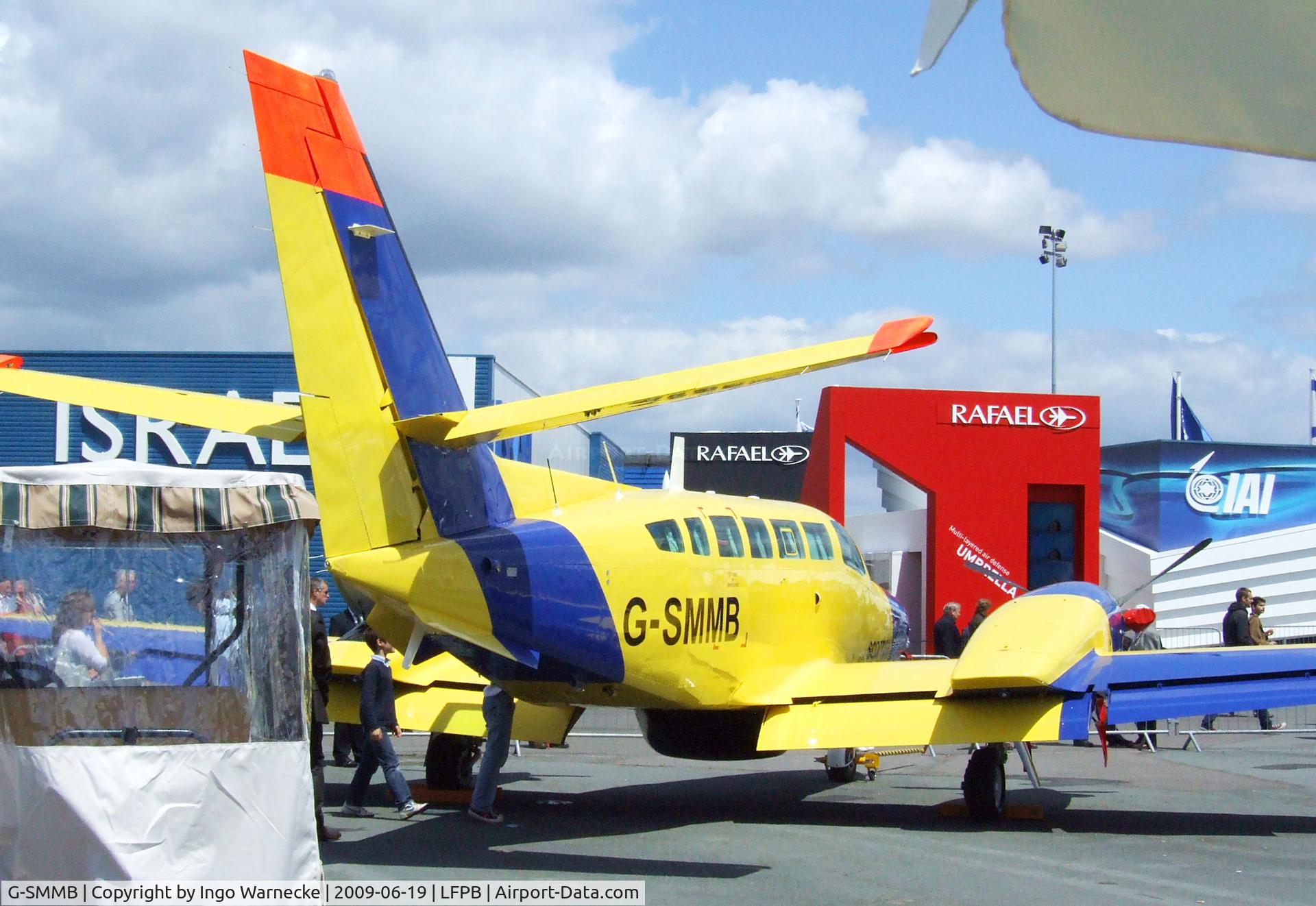 G-SMMB, 2008 Reims Cessna F406 Caravan II C/N F406-0095, Reims / Cessna F406 Caravan II of the Scottish Environmental and Rural Affairs Dept (Fisheries Protection) at the Aerosalon 2009, Paris
