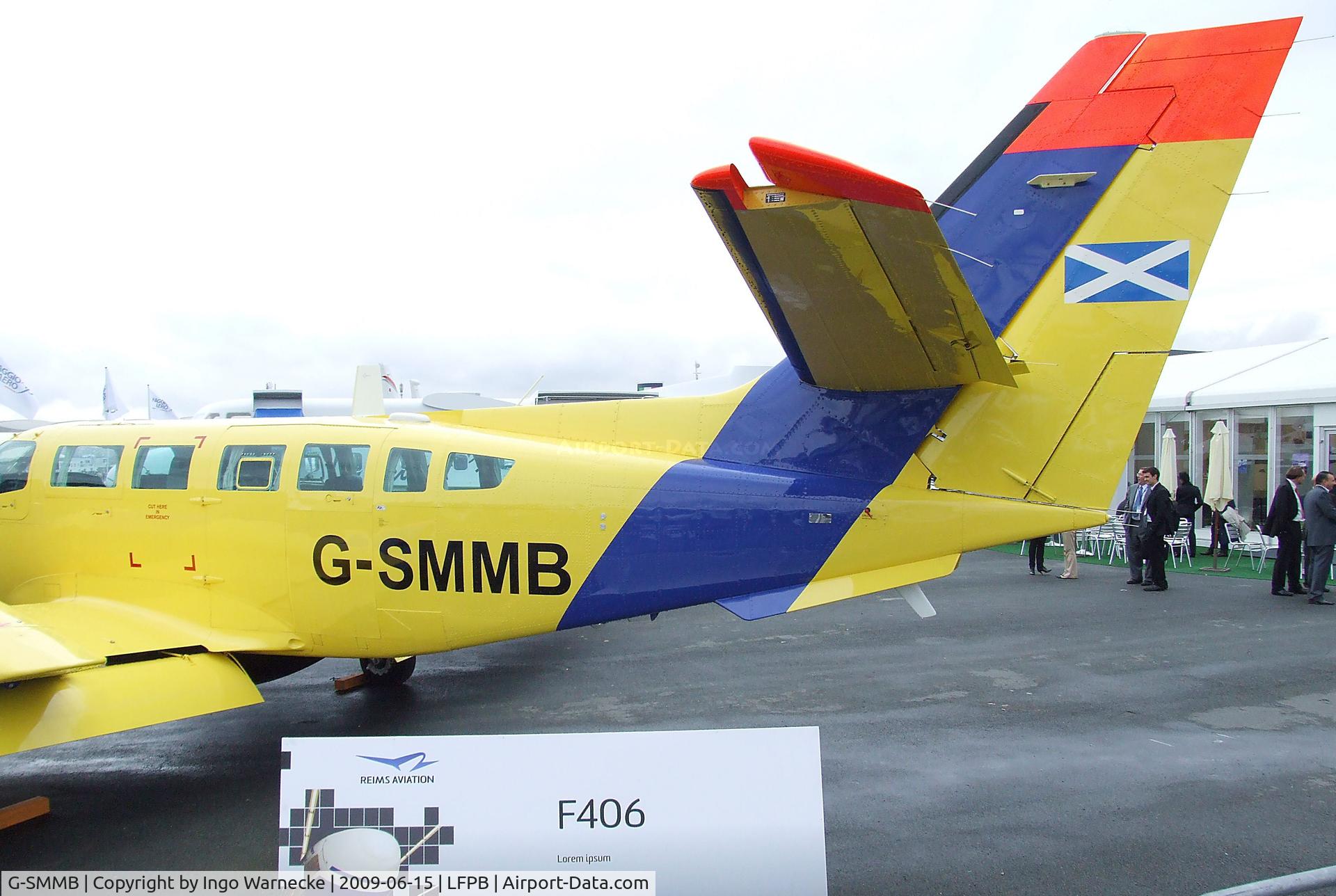 G-SMMB, 2008 Reims Cessna F406 Caravan II C/N F406-0095, Reims / Cessna F406 Caravan II of the Scottish Environmental and Rural Affairs Dept (Fisheries Protection) at the Aerosalon 2009, Paris
