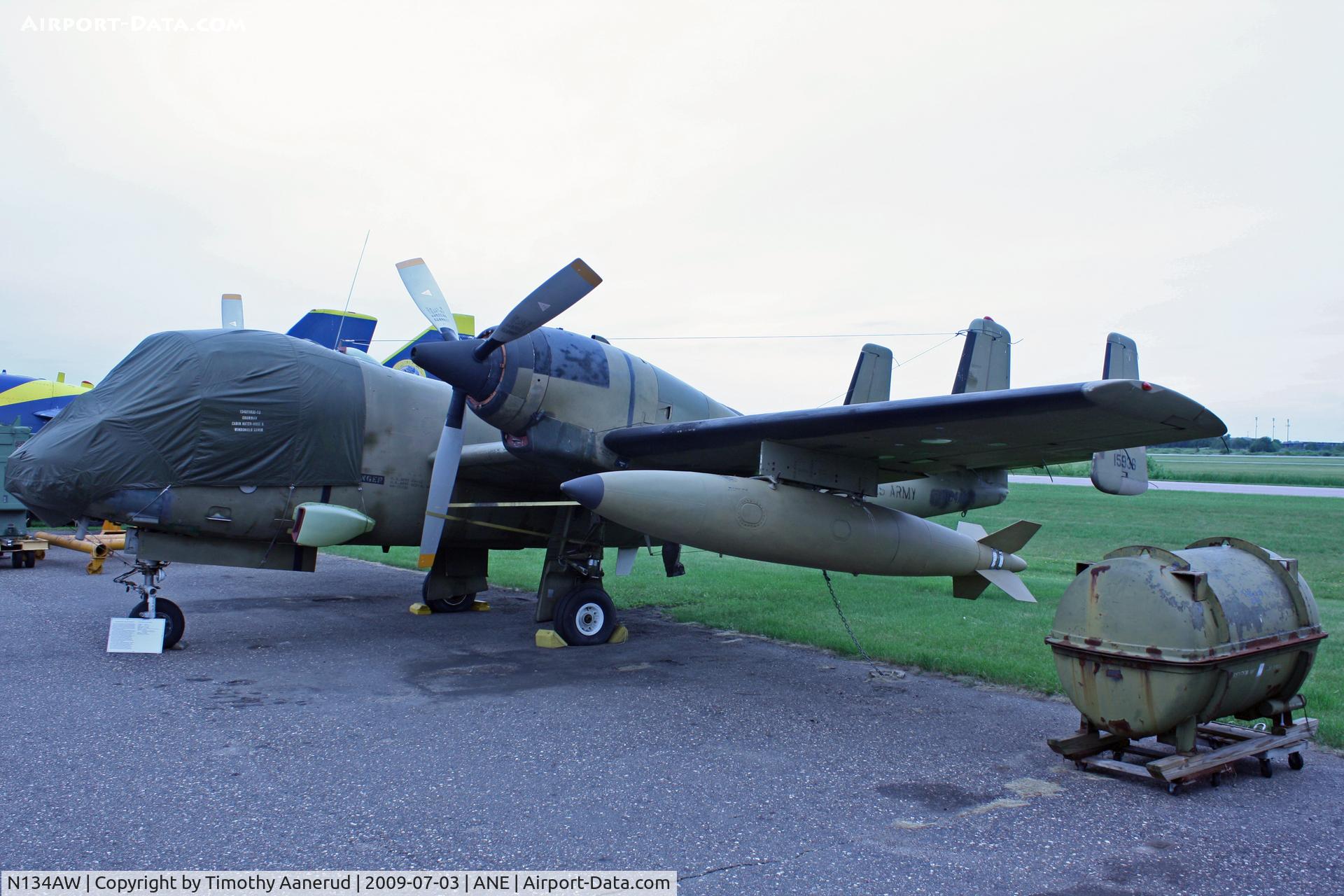 N134AW, 1969 Grumman OV-1C Mohawk C/N 140C, 1969 Grumman OV-1C, c/n: 68-15936
