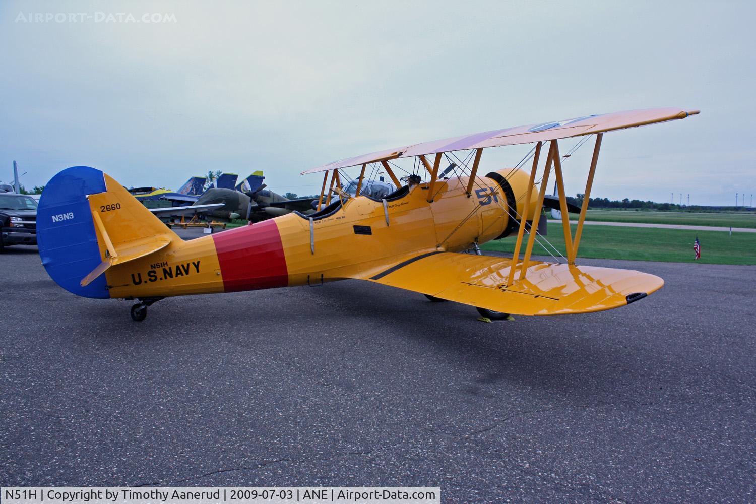 N51H, 1941 Naval Aircraft Factory N3N-3 C/N 2660, 1941 Naval Aircraft Factory N3N-3, c/n: 2660