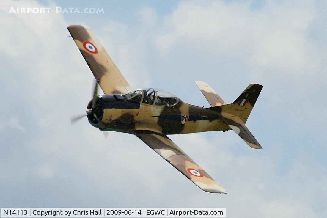 N14113, 1951 North American T-28A Fennec C/N 81-1, Displaying at the Cosford Air Show