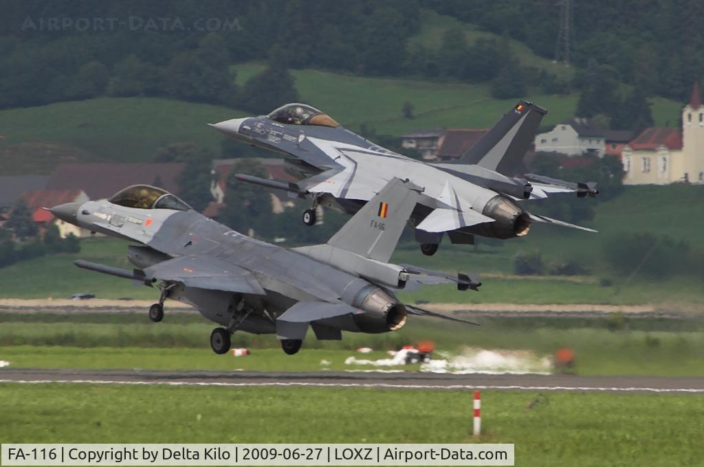 FA-116, 1980 SABCA F-16AM Fighting Falcon C/N 6H-116, 