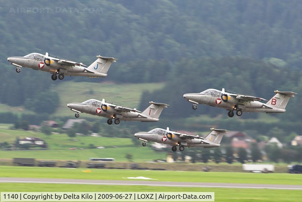 1140, Saab 105OE C/N 105440, AIRPOWER 09 Kunstflugstaffel Saab 105 Oe (SK 60)