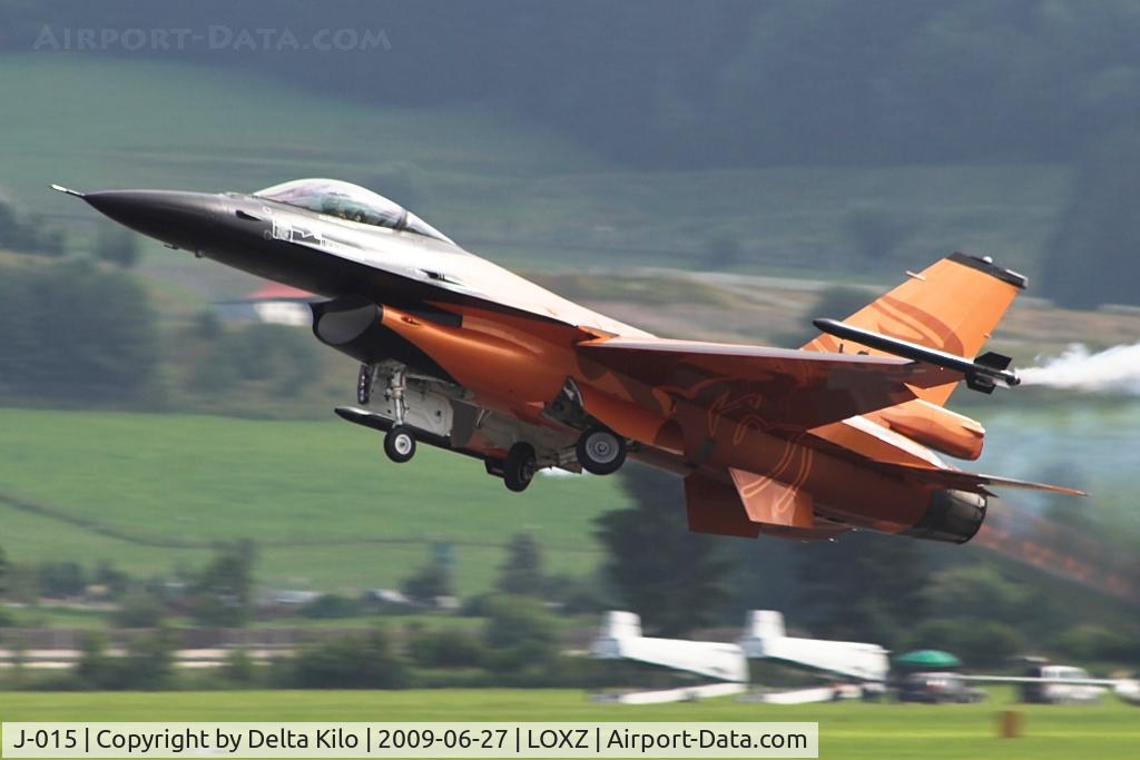 J-015, 1991 Fokker F-16A Fighting Falcon C/N 6D-171, 