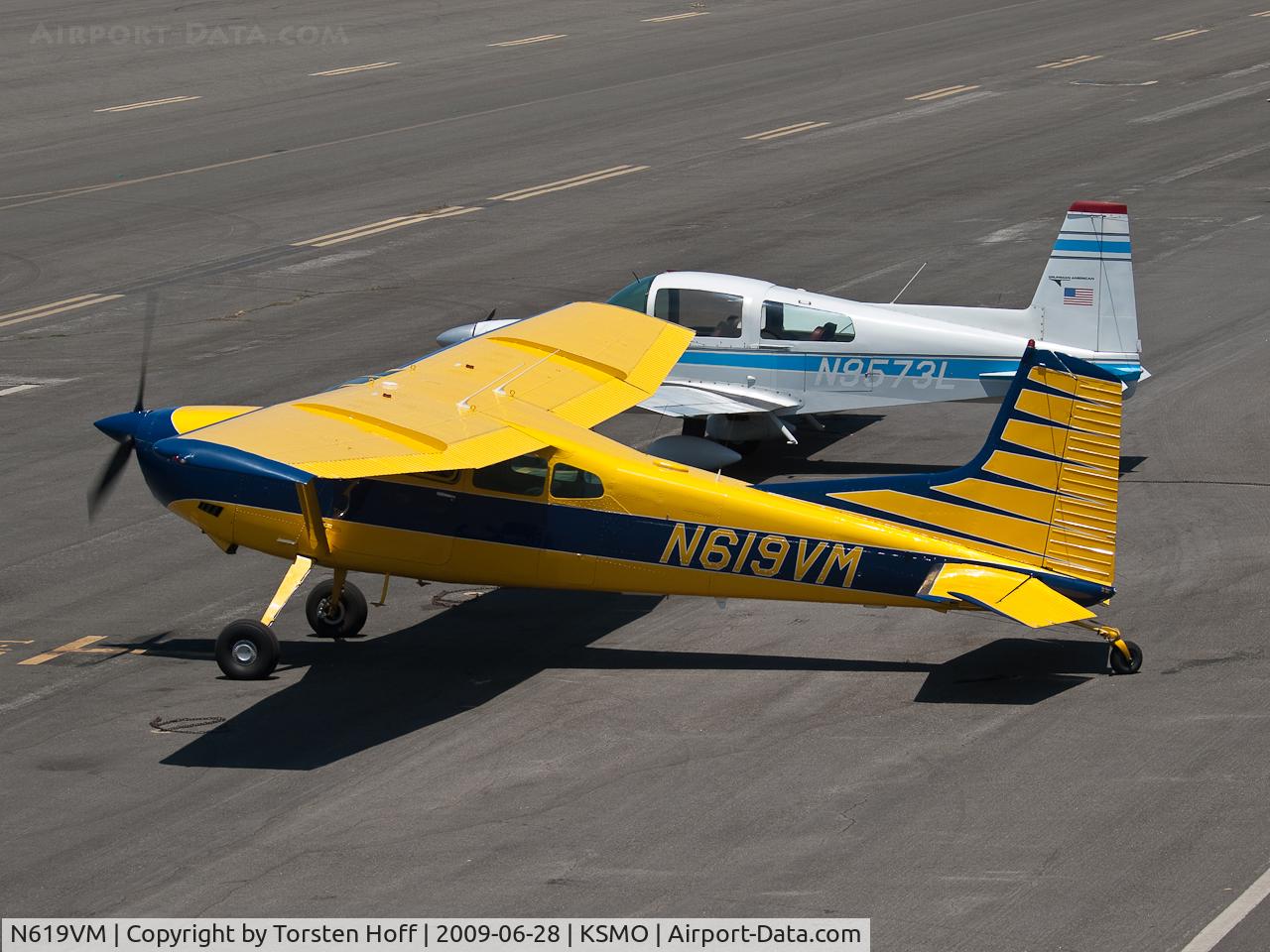 N619VM, 1981 Cessna A185F Skywagon 185 C/N 18504284, N619VM warming up prior to departure