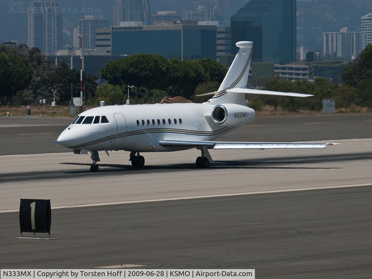 N333MX, 2007 Dassault Falcon 2000EX C/N 120, N333MX departing from RWY 21