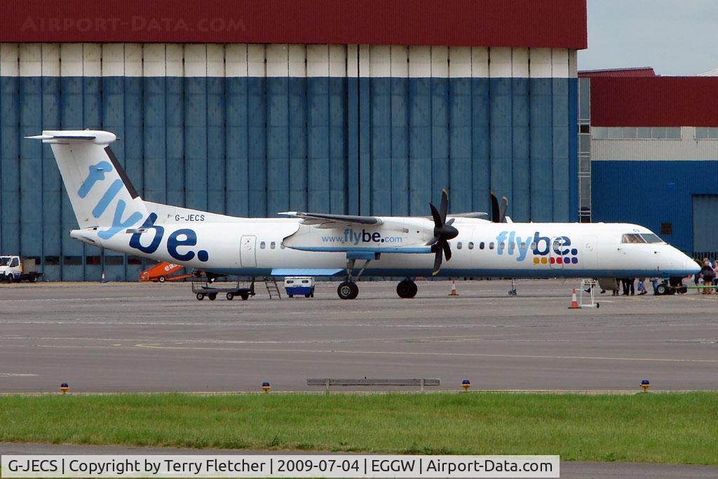 G-JECS, 2006 De Havilland Canada DHC-8-402Q Dash 8 C/N 4142, Flybe Dash 8  at Luton