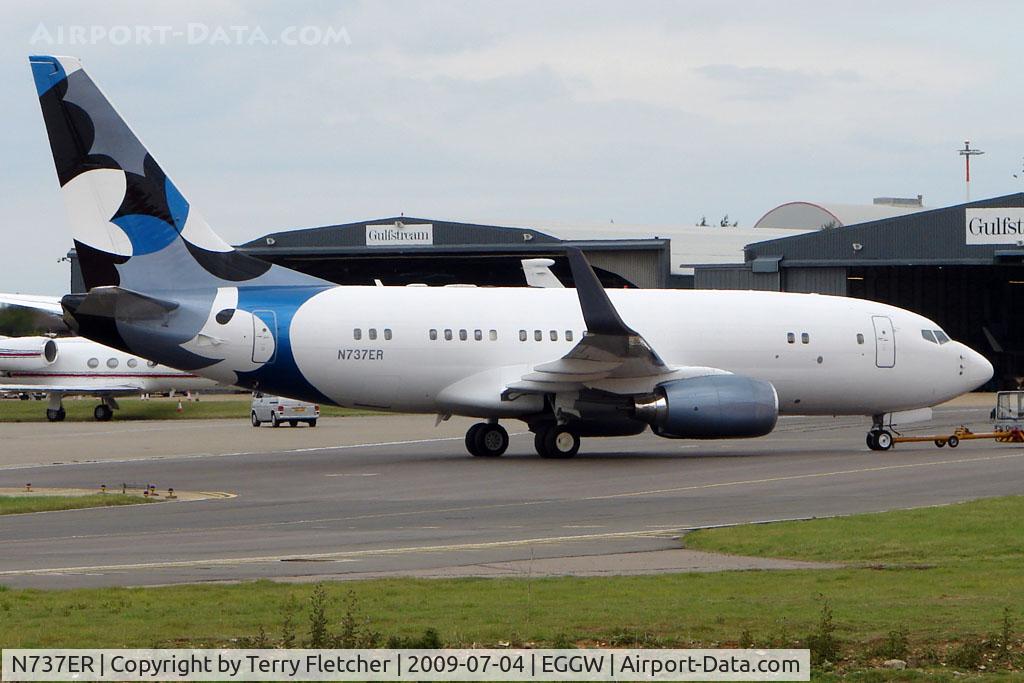 N737ER, 2000 Boeing 737-7CJ BBJ C/N 30754, Exec B737 at Luton
