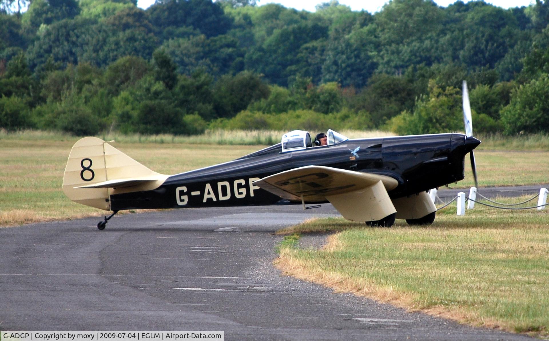 G-ADGP, 1935 Miles M.2L Hawk Speed Six C/N 160, Miles M2L Hawk Speed Six  (A real Aeroplane) at White Waltham