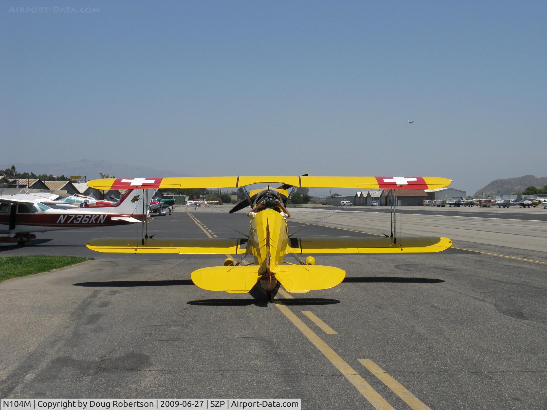 N104M, 2002 SSH T-131PA Jungmann C/N 157, 1992 Galpin Bucker-Jungmann AERO Z 131, Lycoming IO-360 A&C 200 Hp conversion, taxi