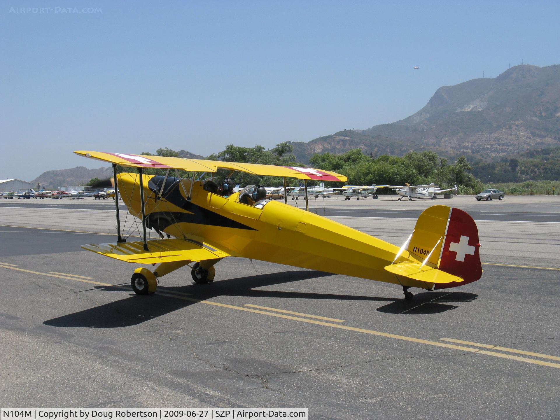 N104M, 2002 SSH T-131PA Jungmann C/N 157, 1992 Galpin Bucker-Jungmann AERO Z 131, Lycoming IO-360 A&C 200 Hp, taxi