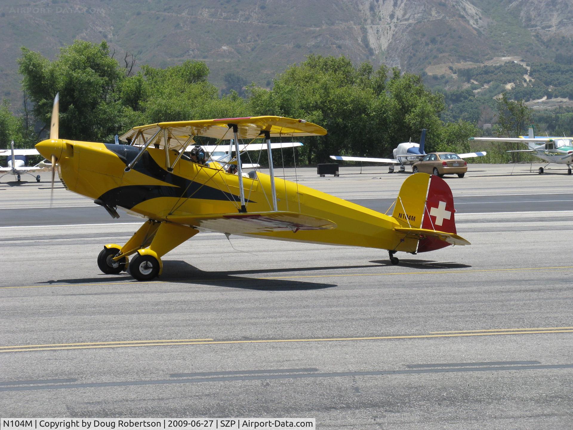 N104M, 2002 SSH T-131PA Jungmann C/N 157, 1992 Galpin Bucker-Jungmann AERO Z 131, Lycoming IO-360 A&C 200 Hp, taxi