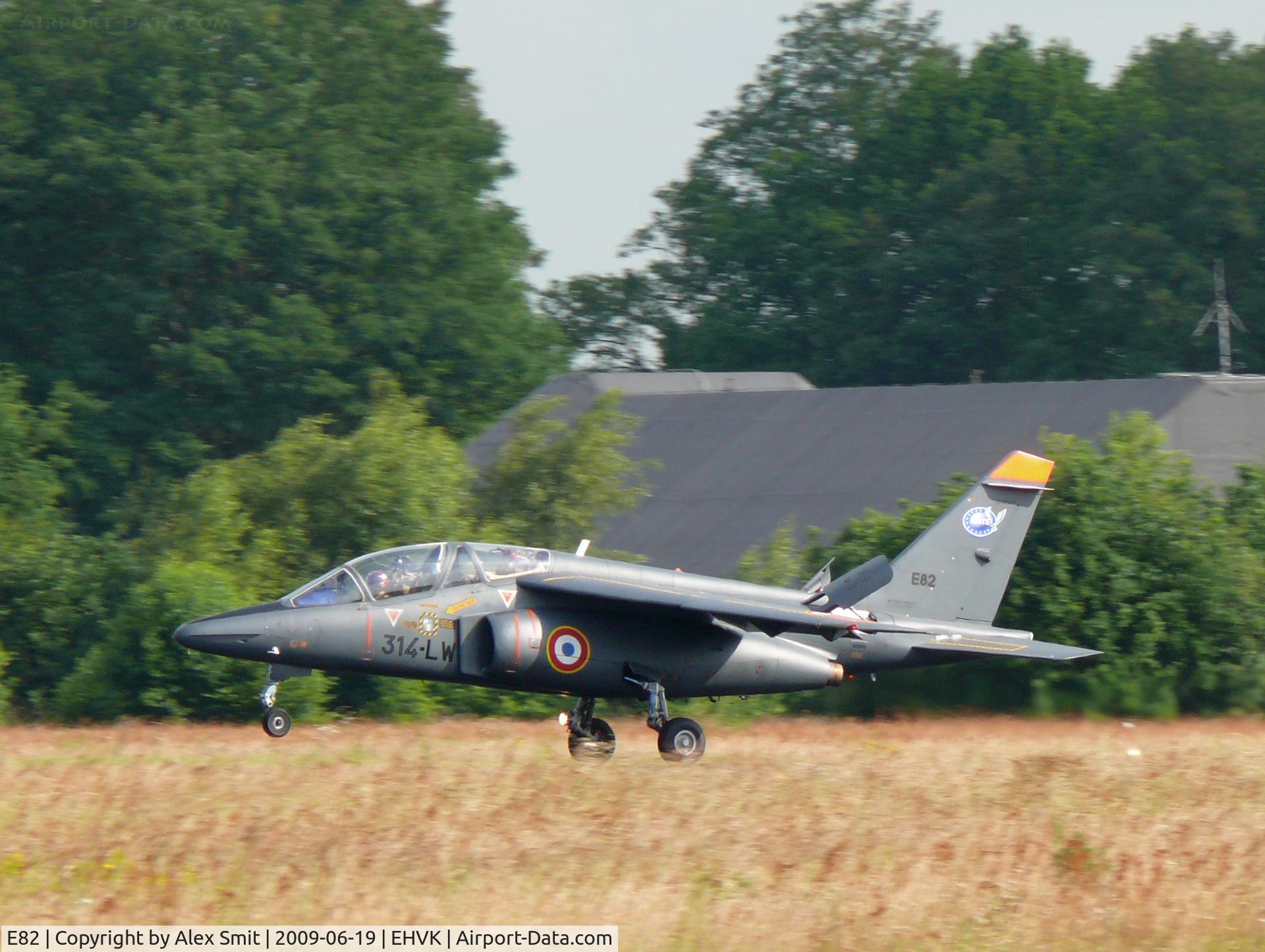 E82, Dassault-Dornier Alpha Jet E C/N E82, Dassault Dornier Alpha Jet E E82/314-LW French Air Force