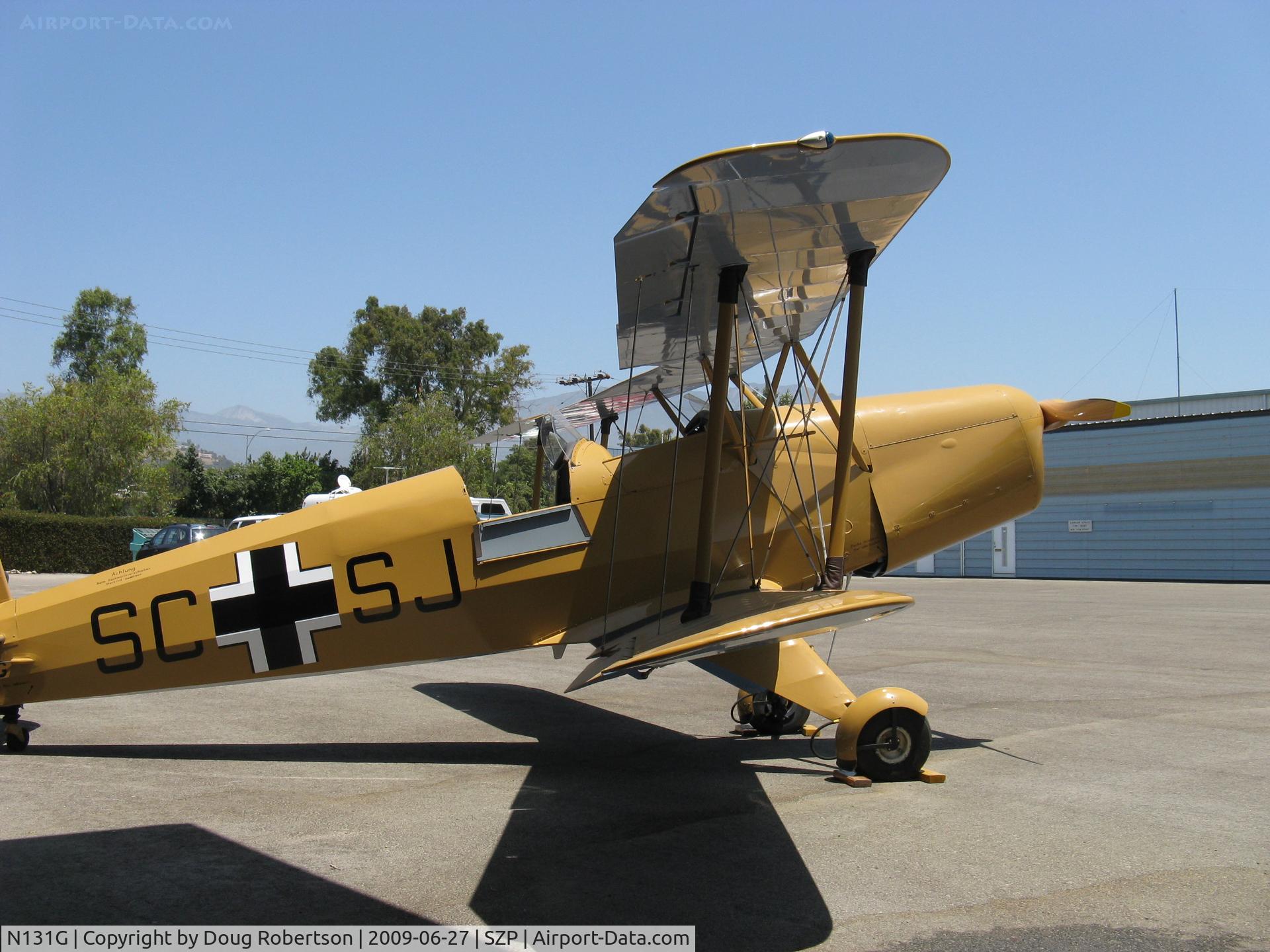 N131G, 1959 CASA 1-131 Jungmann C/N E3B-391, 1959 C.A.S.A. 1.131 Bucker JUNGMANN, LOM 332AK inverted in-line 4 cylinder 140 Hp