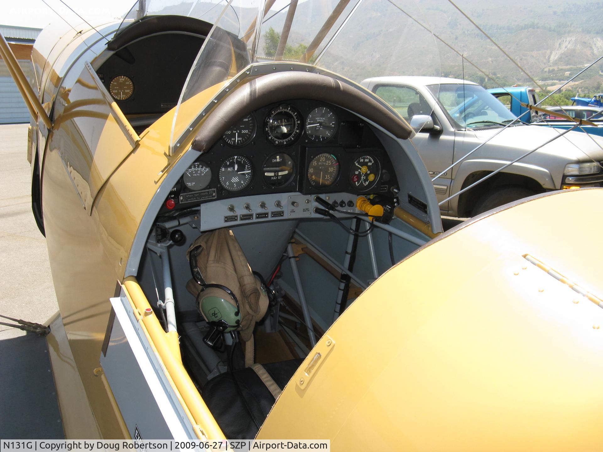 N131G, 1959 CASA 1-131 Jungmann C/N E3B-391, 1959 C.A.S.A. 1.131 Bucker JUNGMANN, LOM 332AK inverted in-line 4 cylinder 140 Hp, rear panel