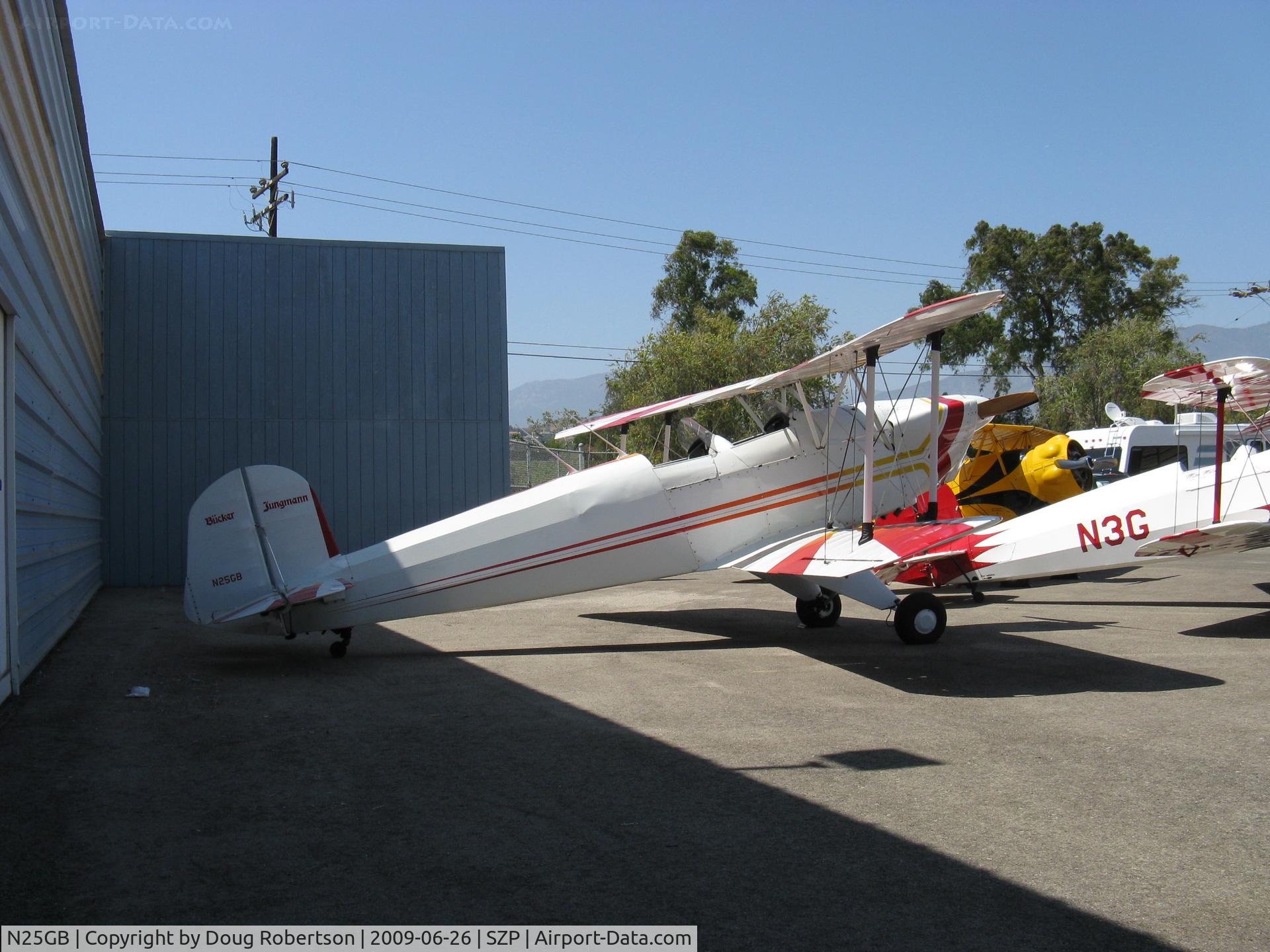 N25GB, 1954 Casa (Buckner) Jungmann BU-131E C/N E3B-372, 1954 C.A.S.A. BU 1.131 Bucker JUNGMANN, Lycoming O-360-A1D 200 Hp conversion