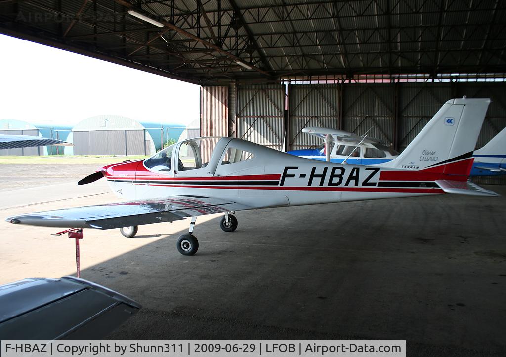 F-HBAZ, Tecnam P-2002JF Sierra C/N 075, Hangared...