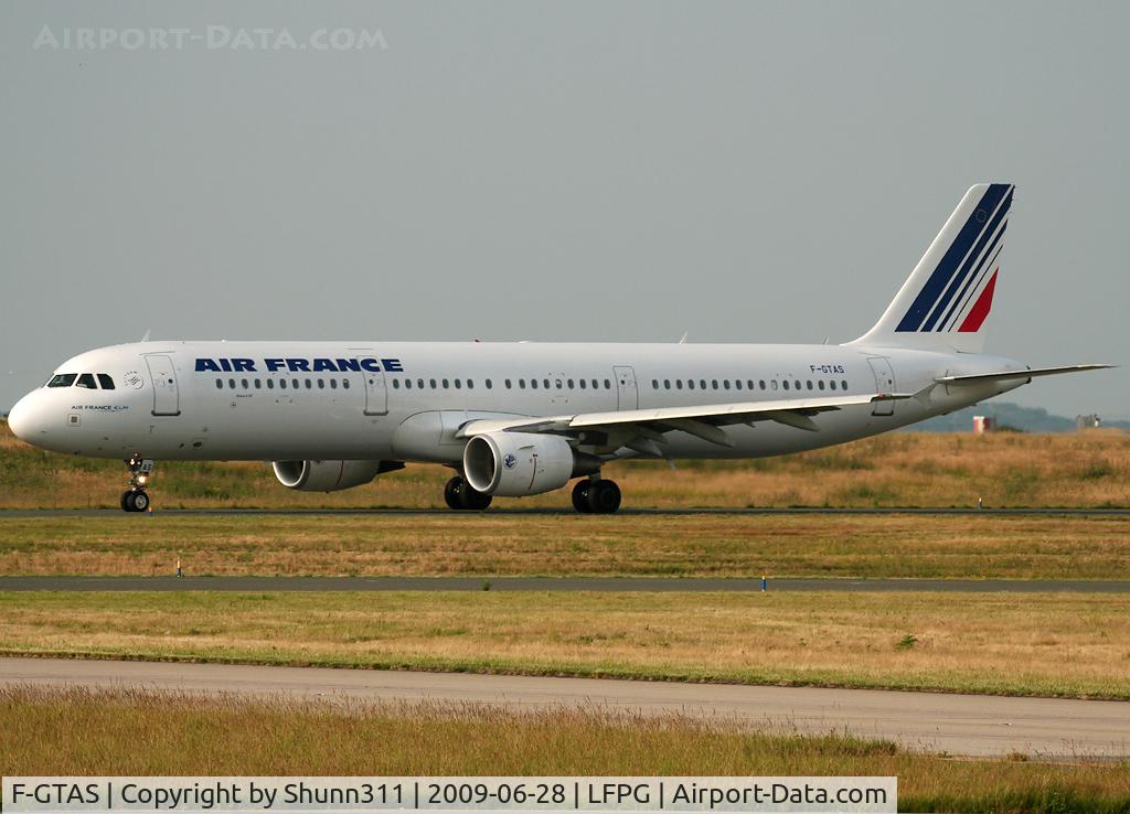 F-GTAS, 2008 Airbus A321-212 C/N 3419, Taxiing for departure...
