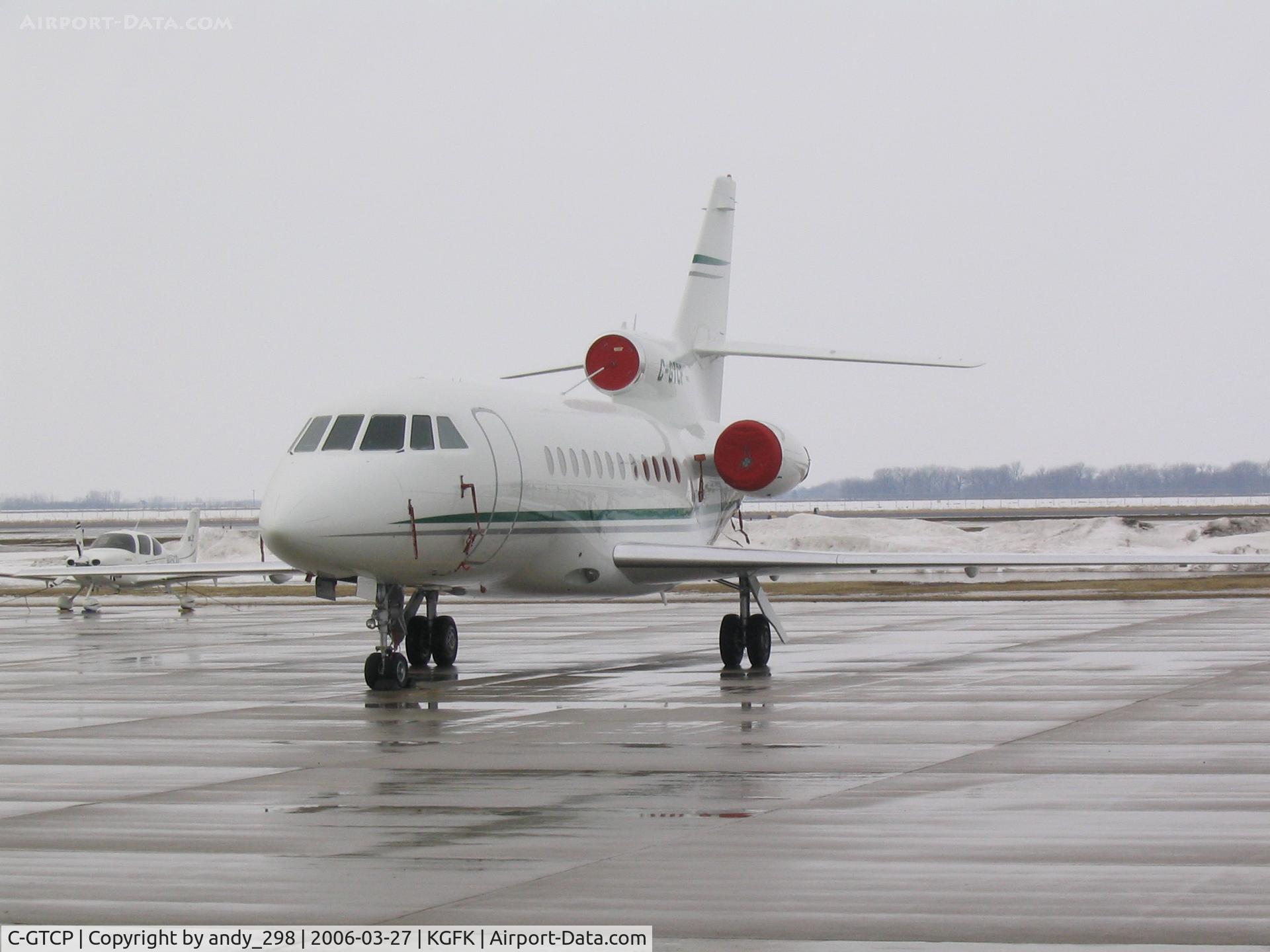 C-GTCP, 1987 Dassault Falcon 900 C/N 29, Parked at GFK Flight Support