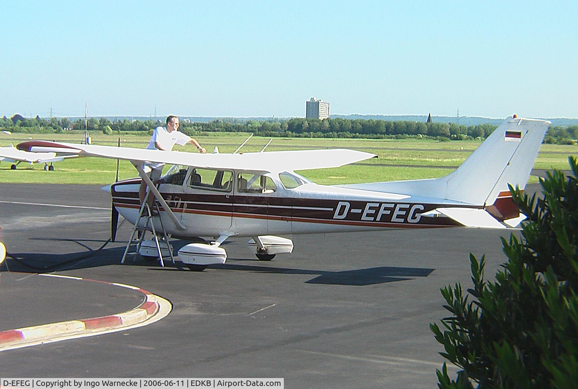 D-EFEG, Reims F172N II Skyhawk C/N F17201734, Cessna (Reims) F172N Skyhawk II at Bonn-Hangelar airfield