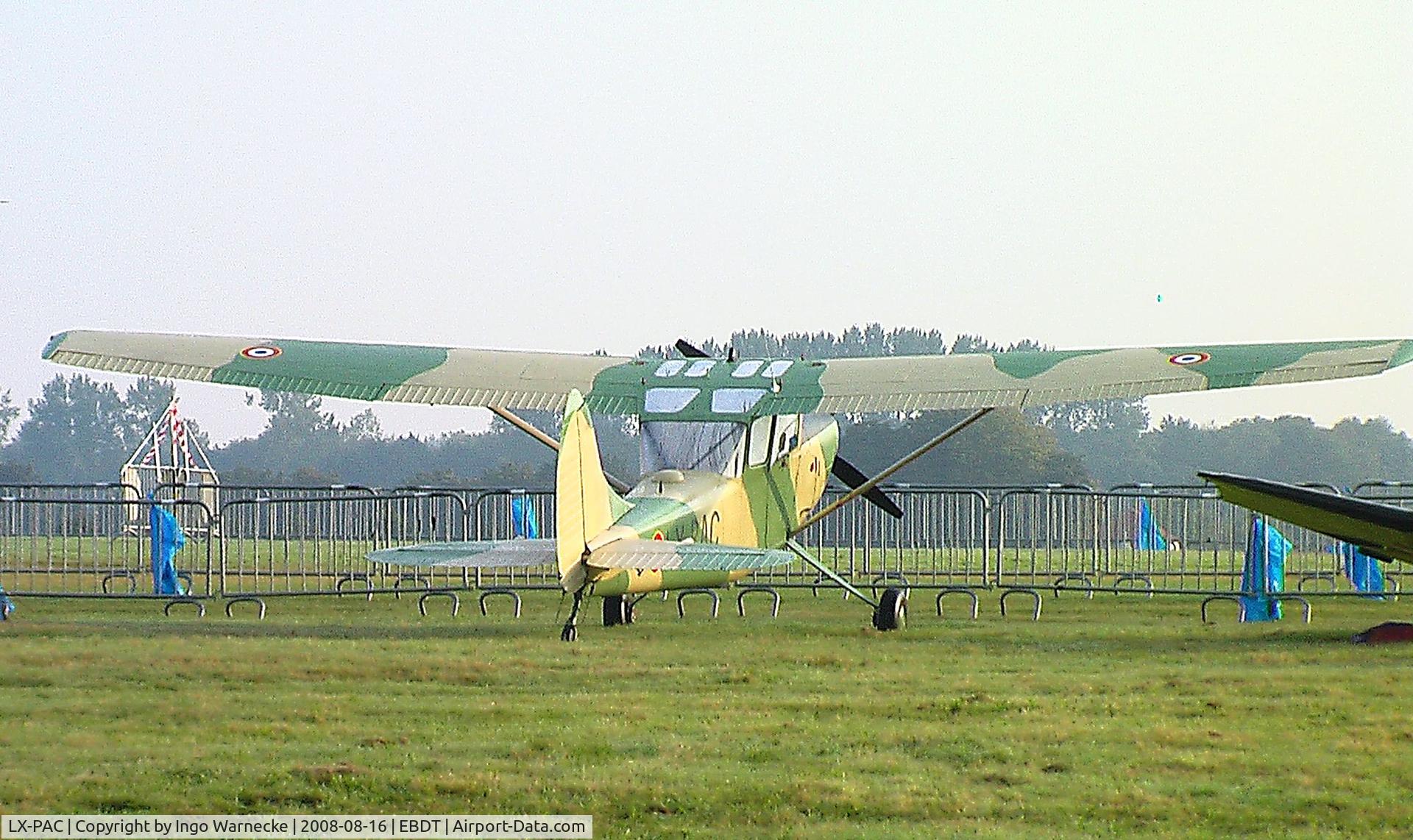 LX-PAC, Cessna O-1E Bird Dog C/N 24566, Cessna 305C (L-19/O-1 Bird Dog) at 2008 Fly-in Diest airfield