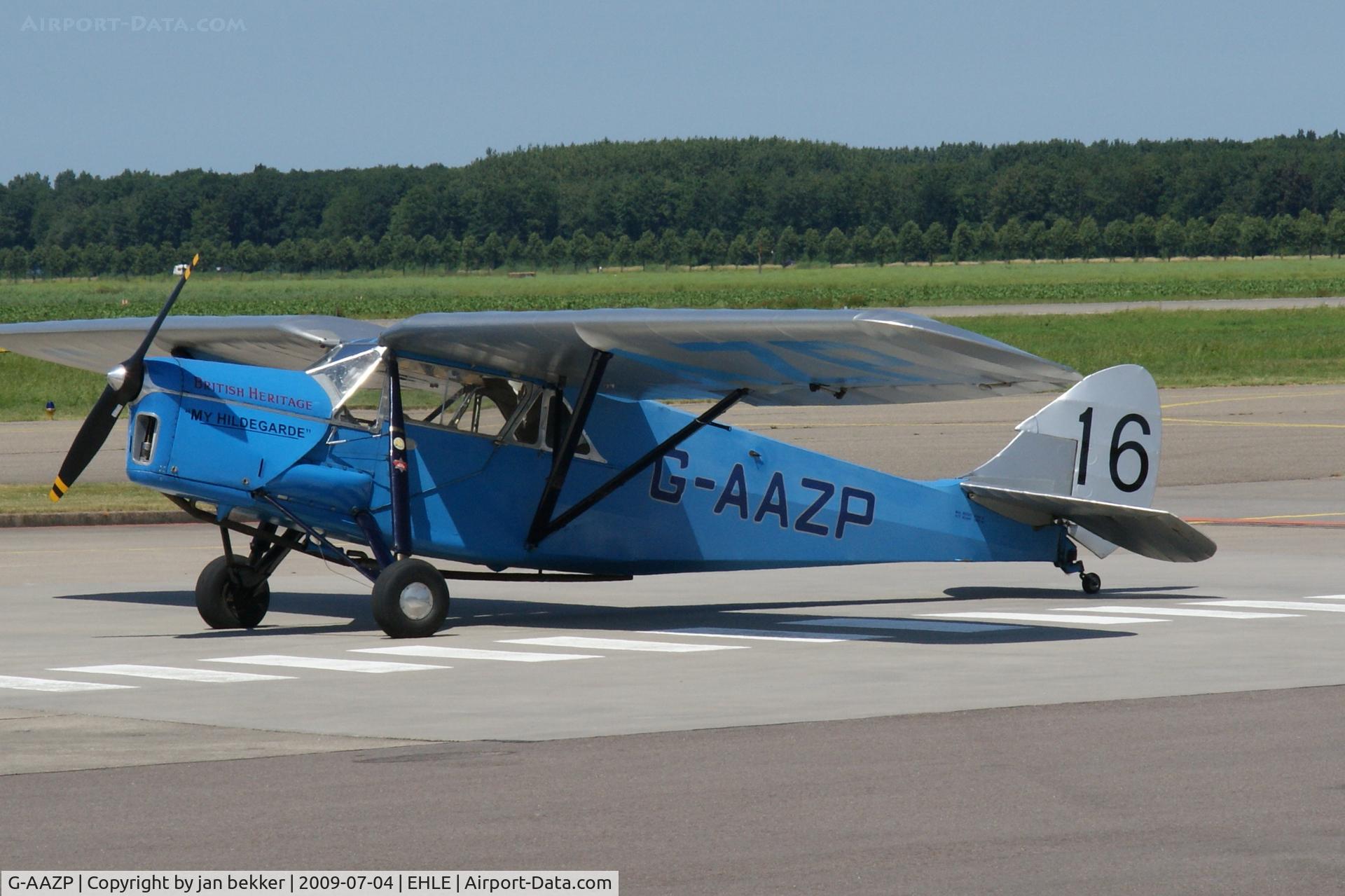 G-AAZP, 1930 De Havilland DH.80A Puss Moth C/N 2047, Lelystad