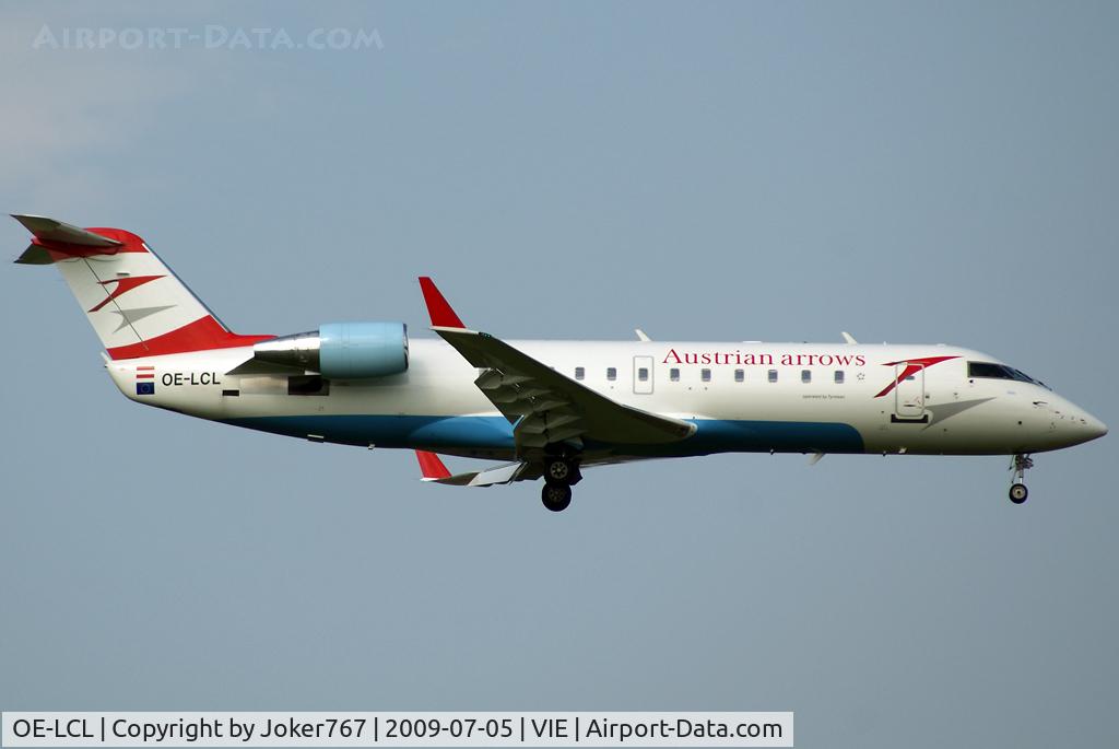 OE-LCL, 1997 Canadair CRJ-200LR (CL-600-2B19) C/N 7167, Austrian arrows Canadair Regional Jet CRJ200LR