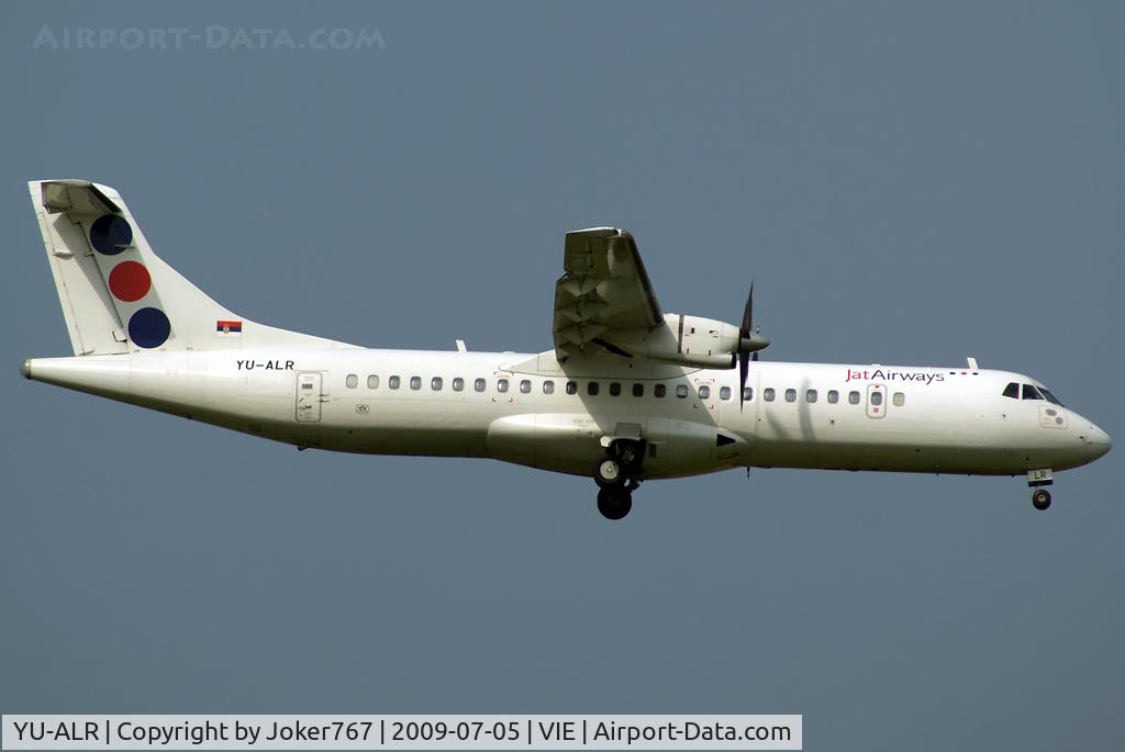 YU-ALR, 1993 ATR 72-202 C/N 357, Jat Airways Aérospatiale ATR-72