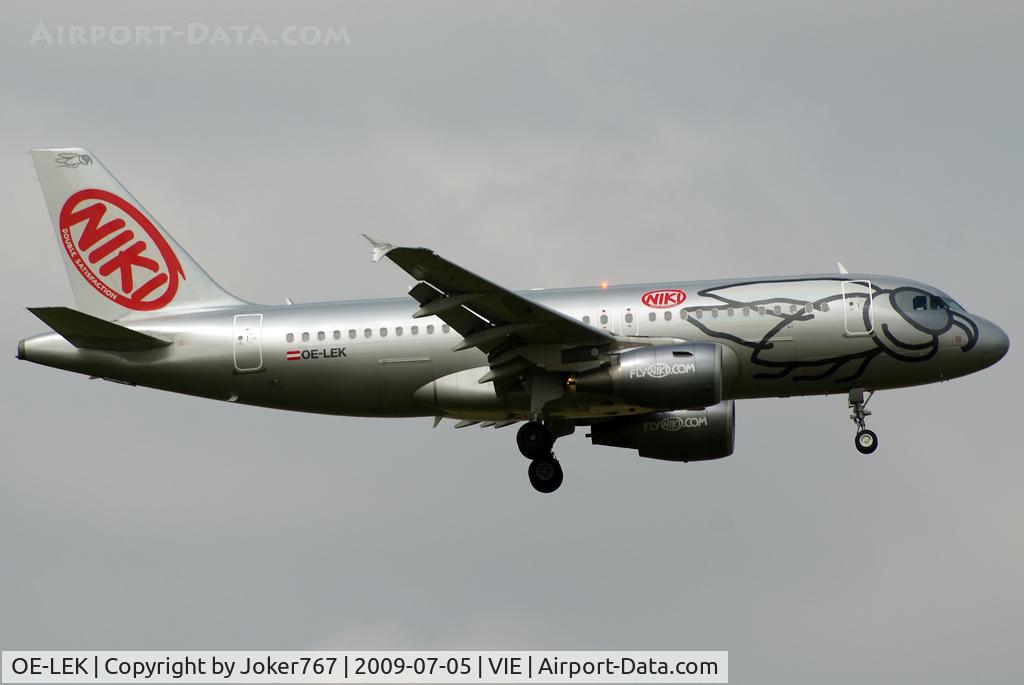 OE-LEK, 2007 Airbus A319-112 C/N 3019, NIKI Airbus A319-112