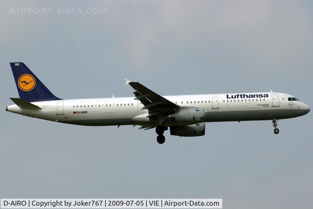 D-AIRO, 1995 Airbus A321-131 C/N 0563, Lufthansa Airbus A321-131