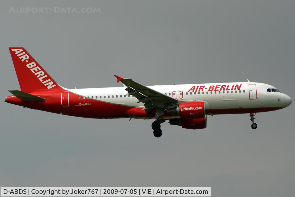 D-ABDS, 2007 Airbus A320-214 C/N 3289, NIKI (Air Berlin) Airbus A320-214