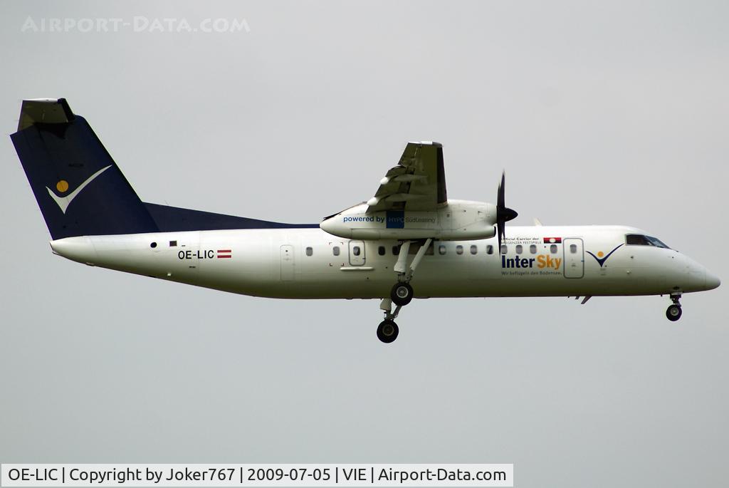 OE-LIC, 1997 De Havilland Canada DHC-8-314 Dash 8 C/N 503, Intersky de Havilland Canada DHC-8-314Q
