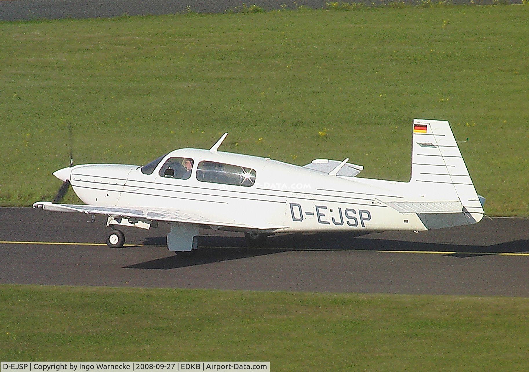 D-EJSP, 1990 Mooney M20M TLS Bravo C/N 27-0055, Mooney M20M Model 257 TLS at Bonn-Hangelar airfield