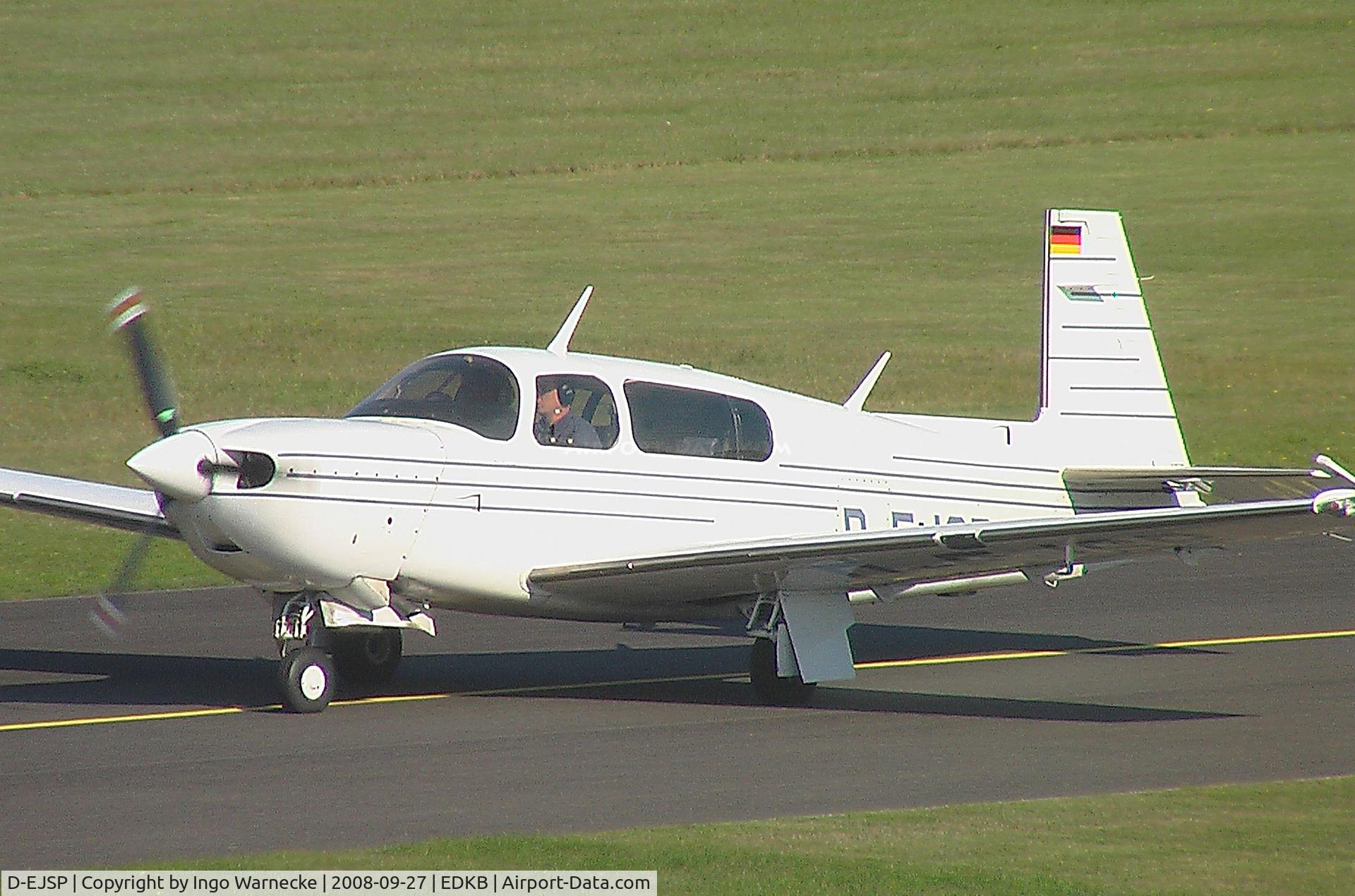 D-EJSP, 1990 Mooney M20M TLS Bravo C/N 27-0055, Mooney M20M Model 257 TLS at Bonn-Hangelar airfield
