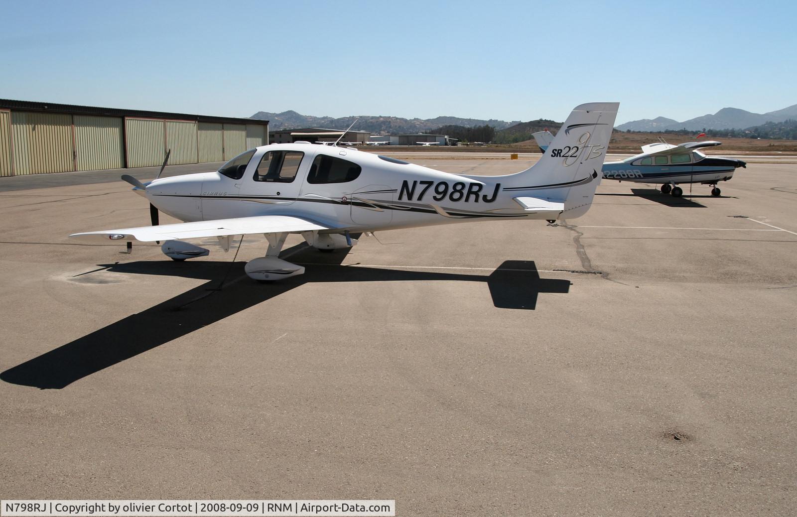 N798RJ, 2006 Cirrus SR22 GTS C/N 1811, under the sun of california...