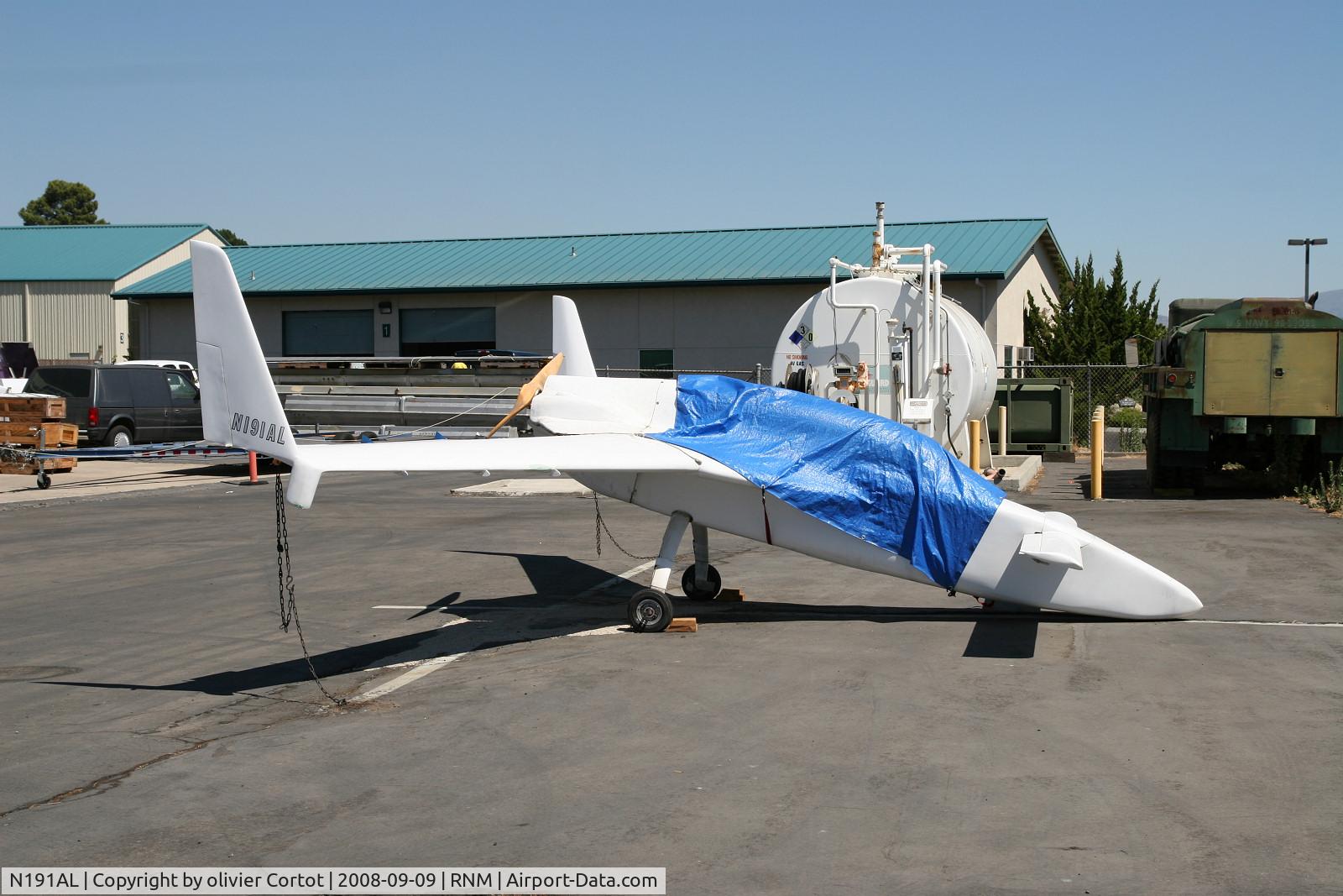 N191AL, 1992 Rutan VariEze C/N 2158, taken at Ramona, CA