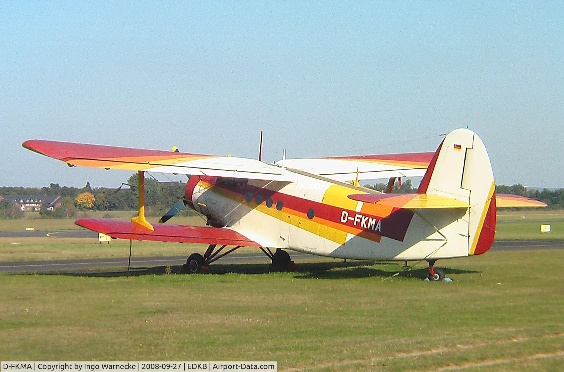 D-FKMA, Antonov An-2T C/N 117411, Antonov An-2T COLT at Bonn-Hangelar airfield