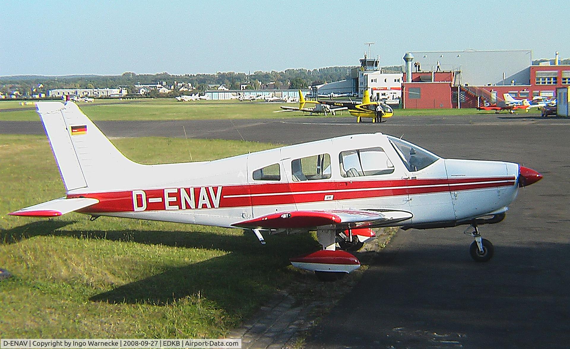 D-ENAV, 1977 Piper PA-28-161 Warrior II C/N 28-7716106, Piper PA-28-161 Cherokee Warrior II at Bonn-Hangelar airfield