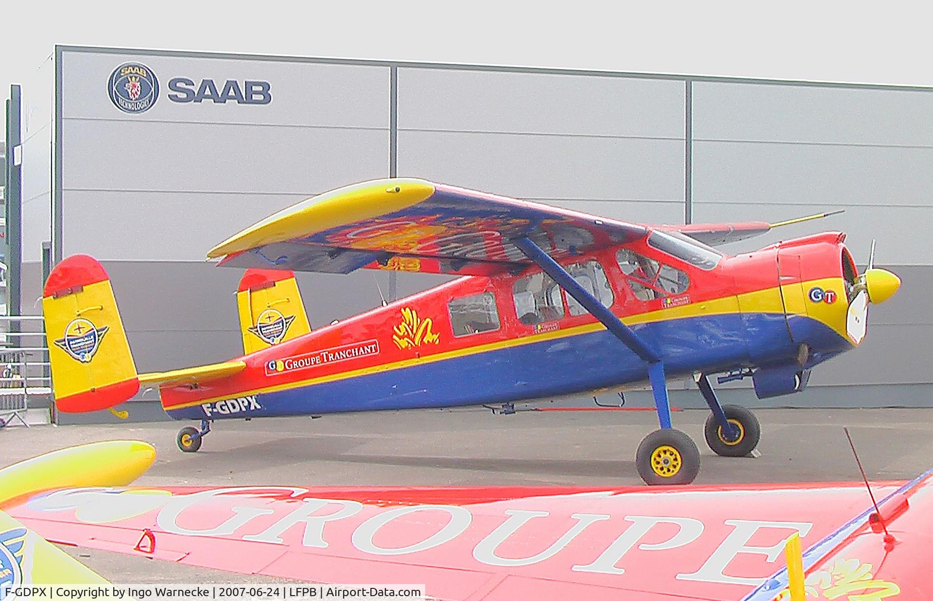 F-GDPX, Max Holste MH-1521M Broussard C/N 170, Max Holste MH.1521 C1 Broussard of the Patrouille Tranchant at the Aerosalon 2007, Paris