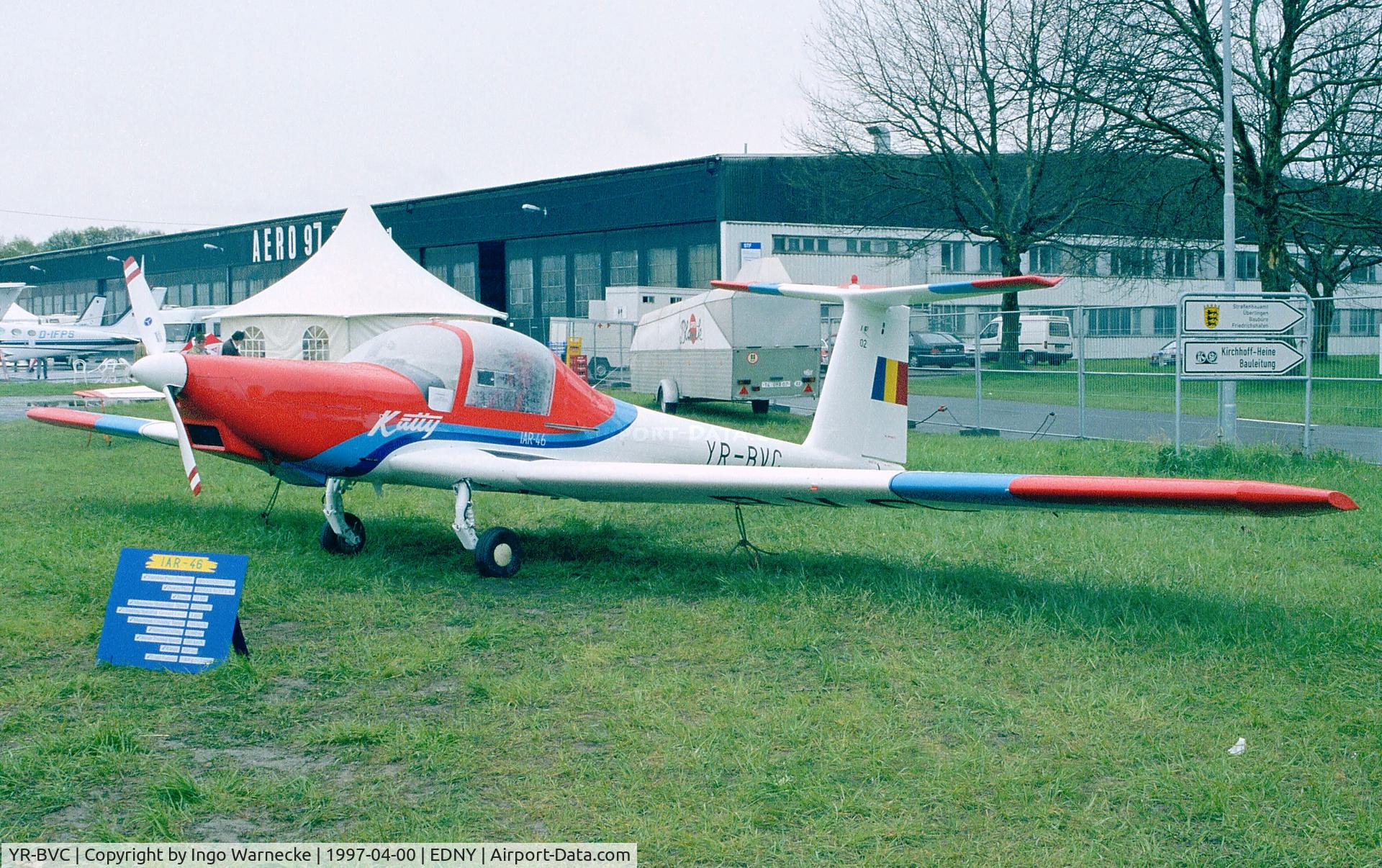 YR-BVC, IAR IAR-46S C/N 002, IAR IAR-46S at the Aero 1997, Friedrichshafen