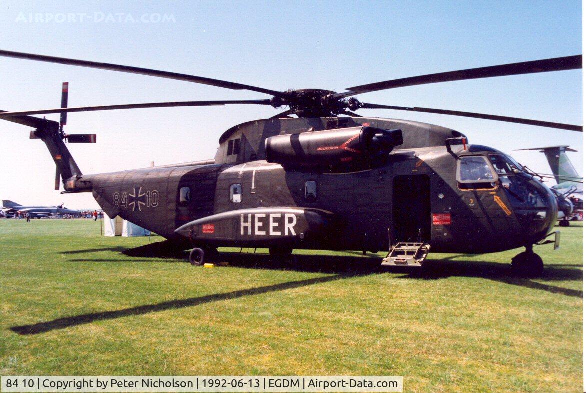 84 10, 1972 Sikorsky (VFW-Fokker) CH-53G C/N V65-008, German Army CH-53G of HFWS at the 1992 Air Tattoo Intnl at Boscombe Down.