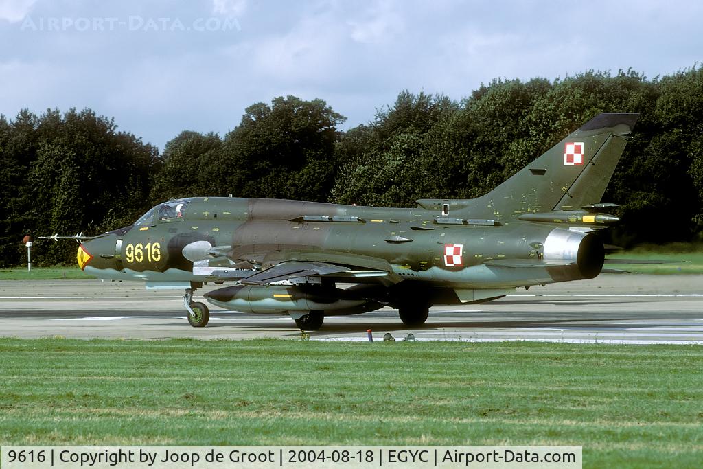 9616, Sukhoi Su-22M-4 C/N 29616, Polish visit to the locally based Jaguar units.