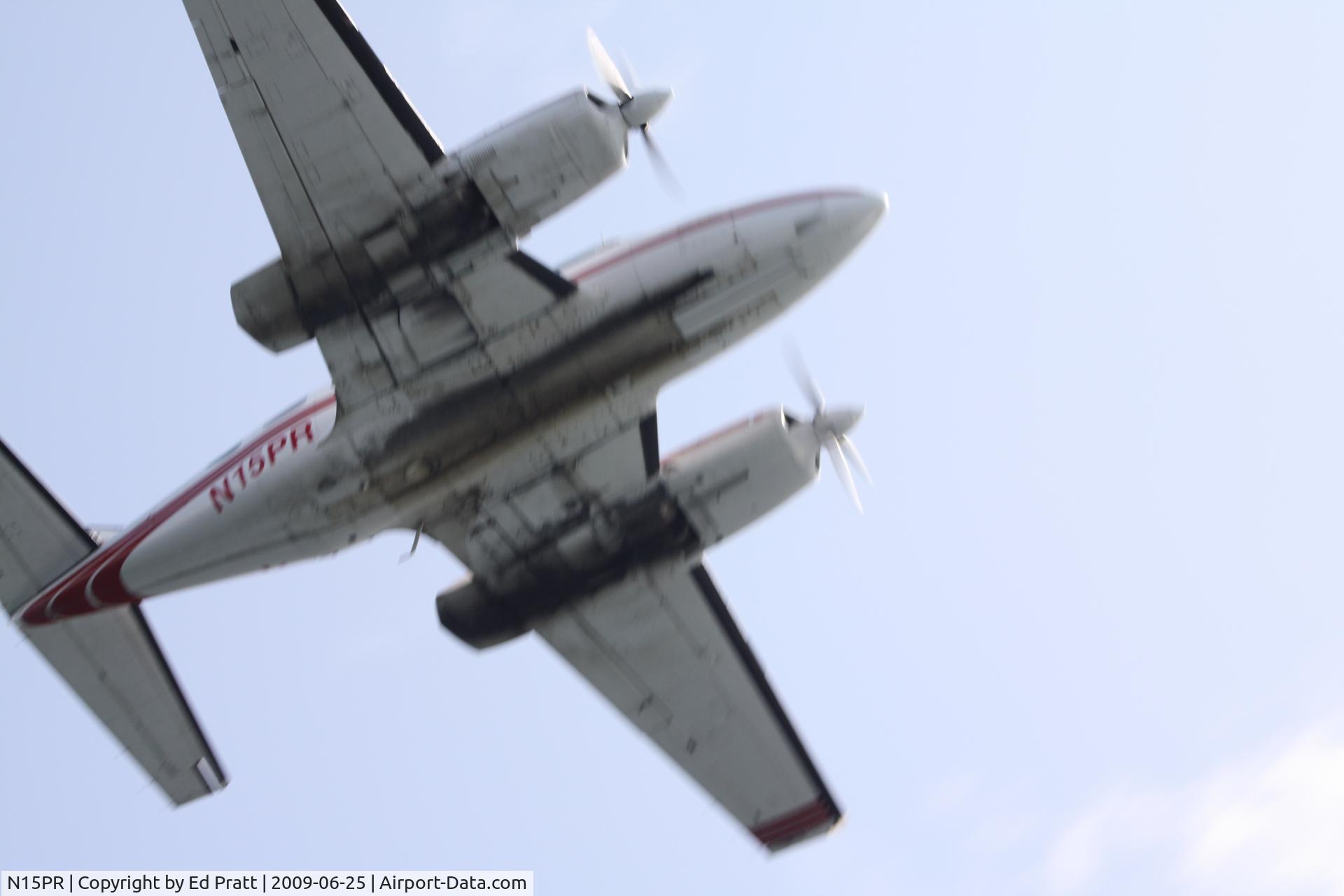 N15PR, 1983 Piper PA-31-350 Chieftain C/N 31-8352011, Flying over tour boat Northwest Fjords