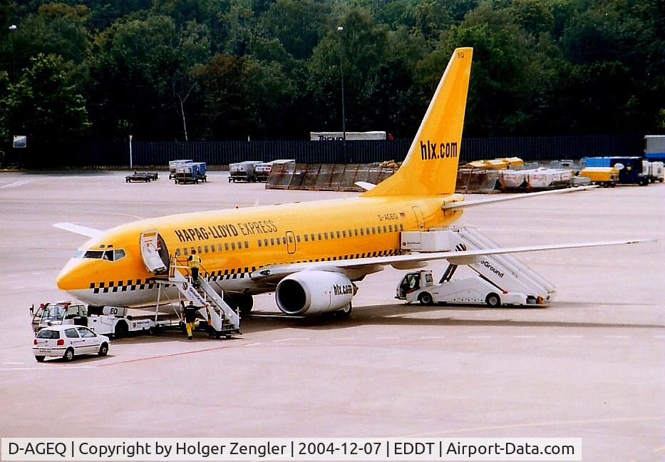 D-AGEQ, 1998 Boeing 737-75B C/N 28103, Tourist carrier in sunny colours